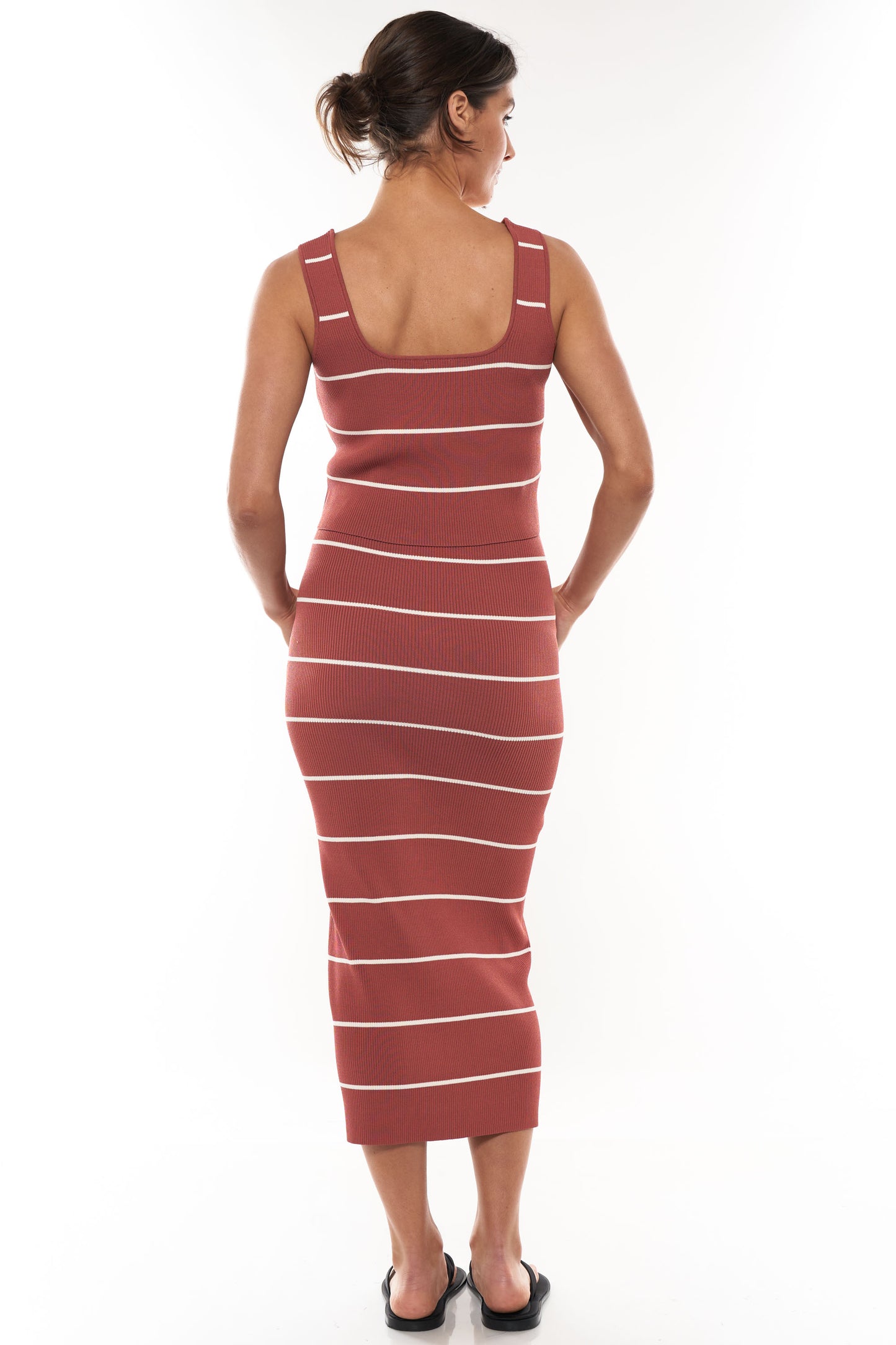 rib maternity crop top -8