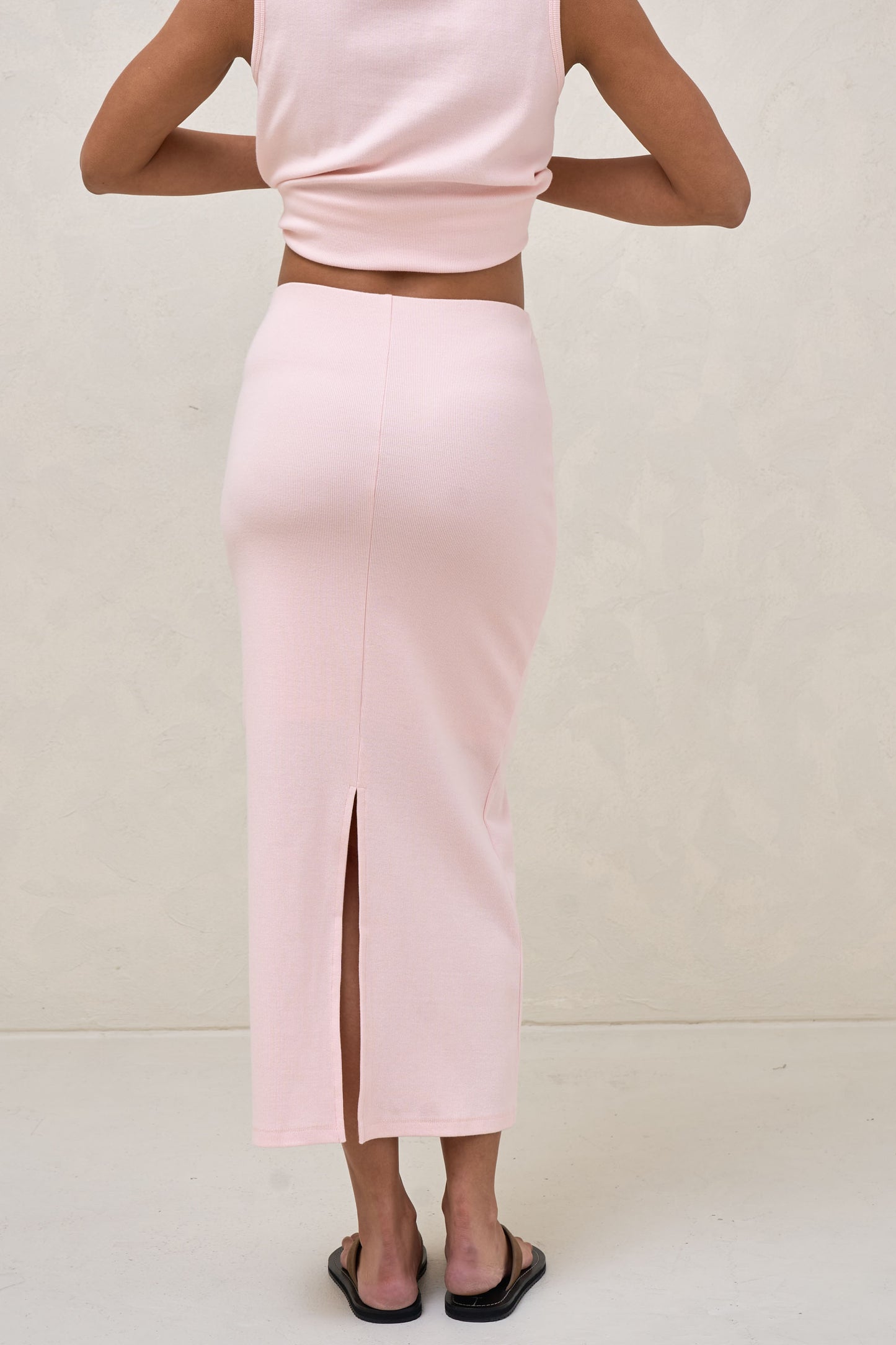 pink-maternity-midi-skirt-4