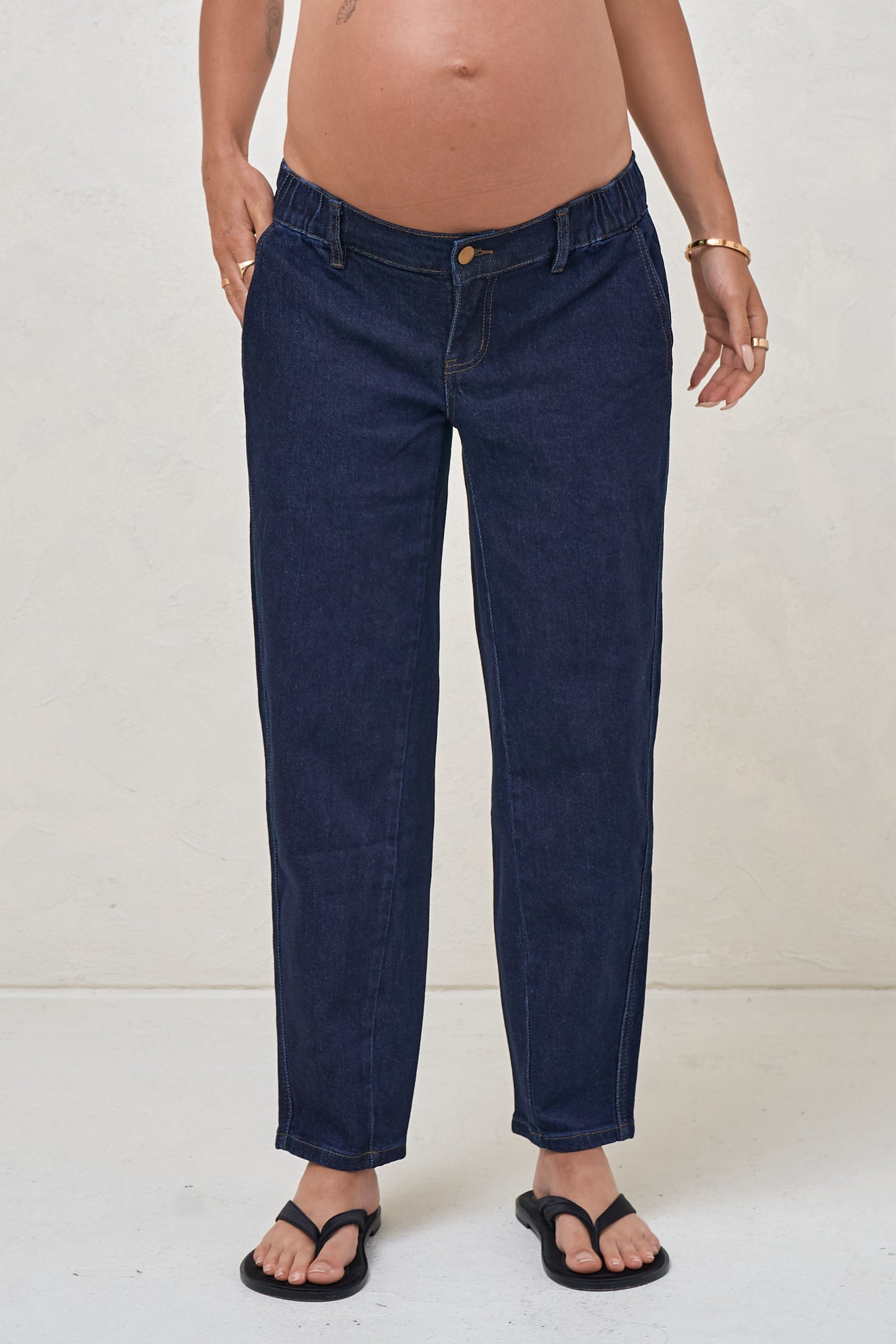 Bend The Rules Barrel Jean - Indigo