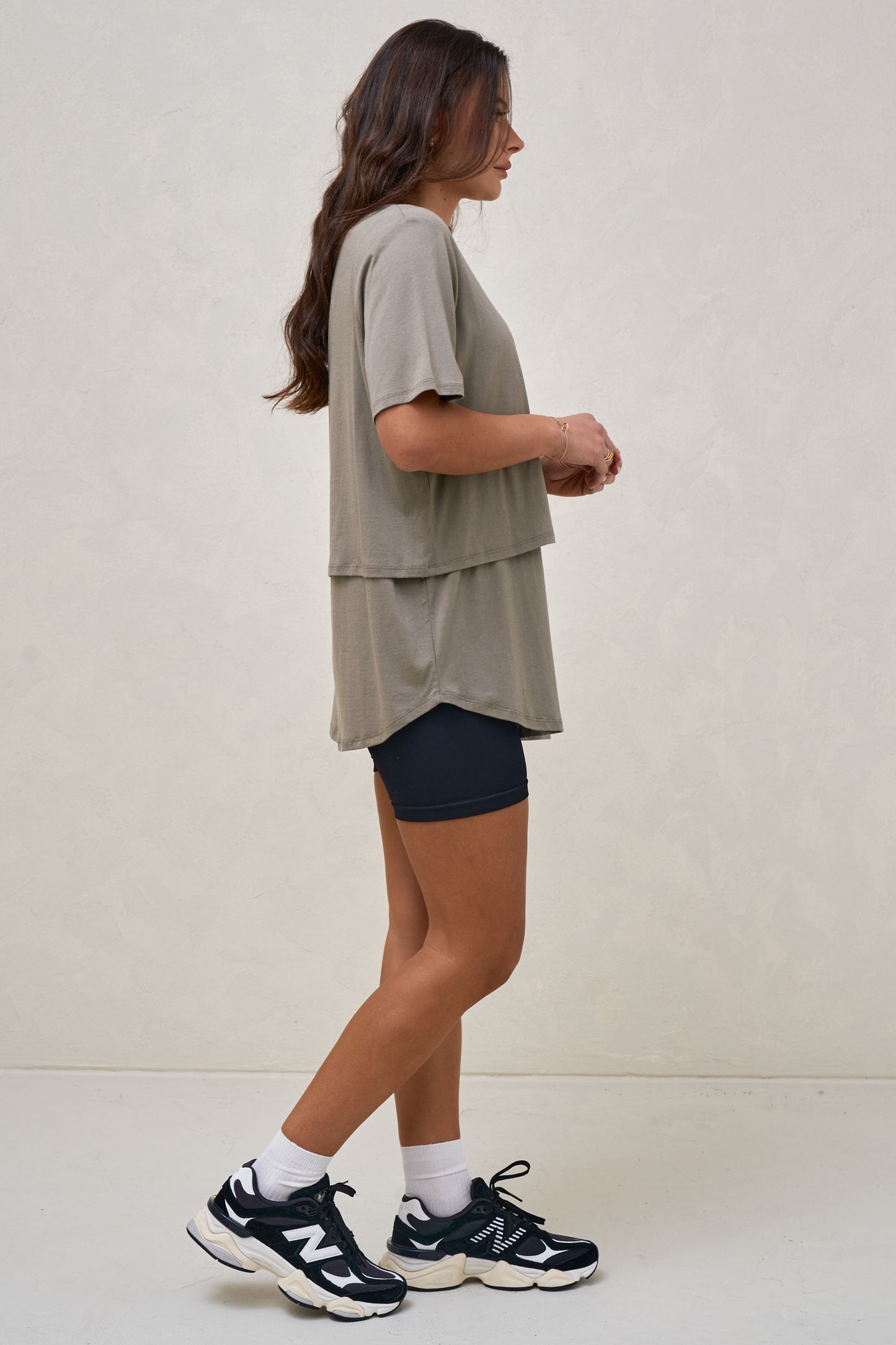 Me And You Nursing Tee - Khaki