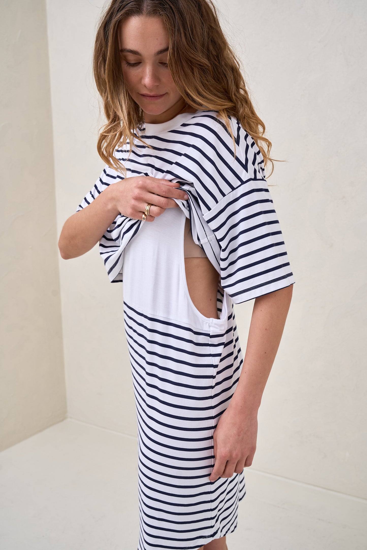 Night Life Nursing Tee Dress