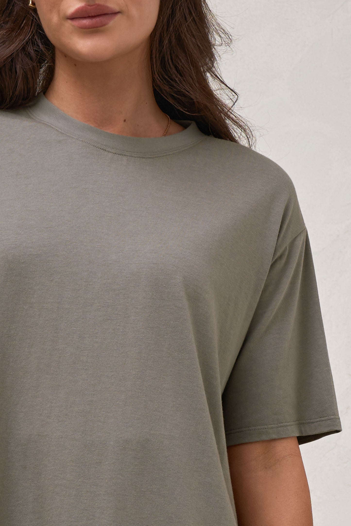 Into It Crew Tee - Khaki