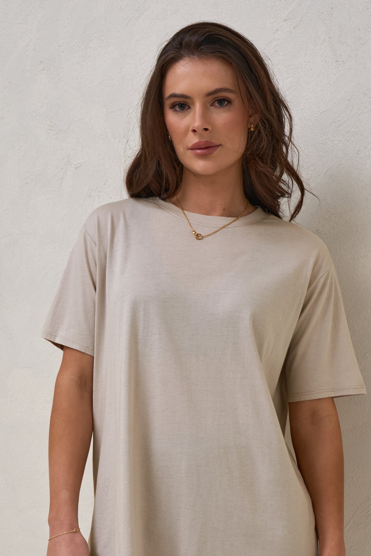 Into It Crew Tee - Stone