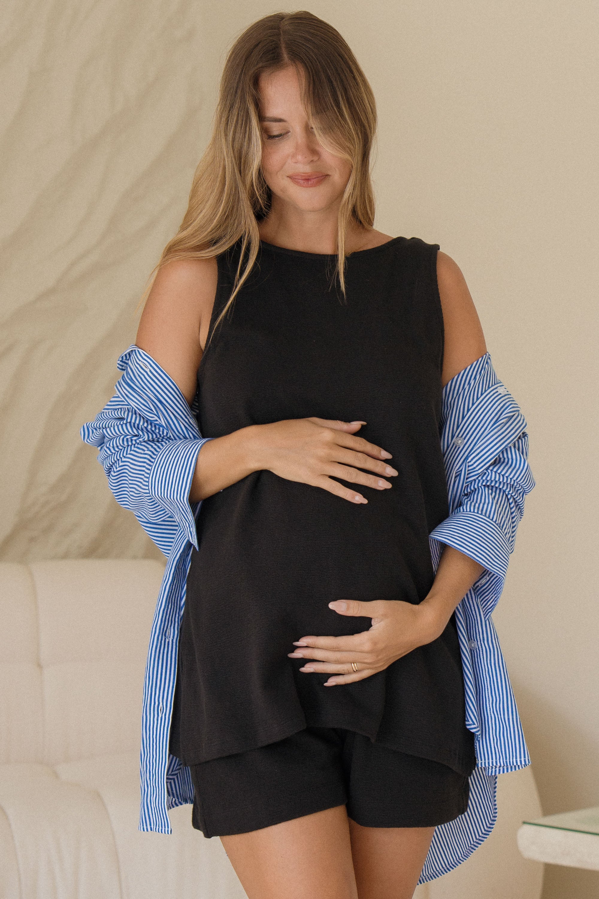 Blue Horizon Maternity & Nursing Top