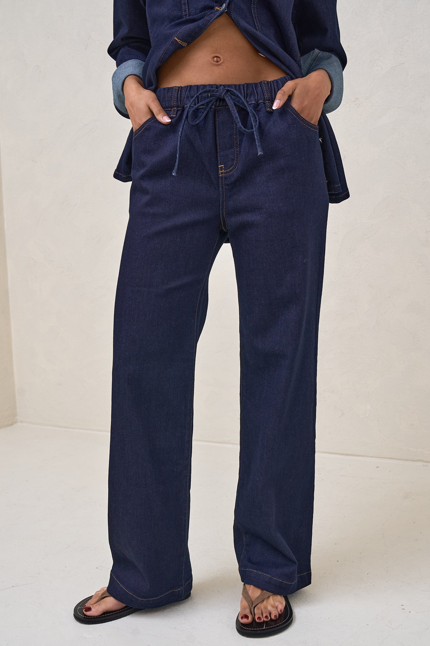 Frequent Wide Leg Jean - Indigo