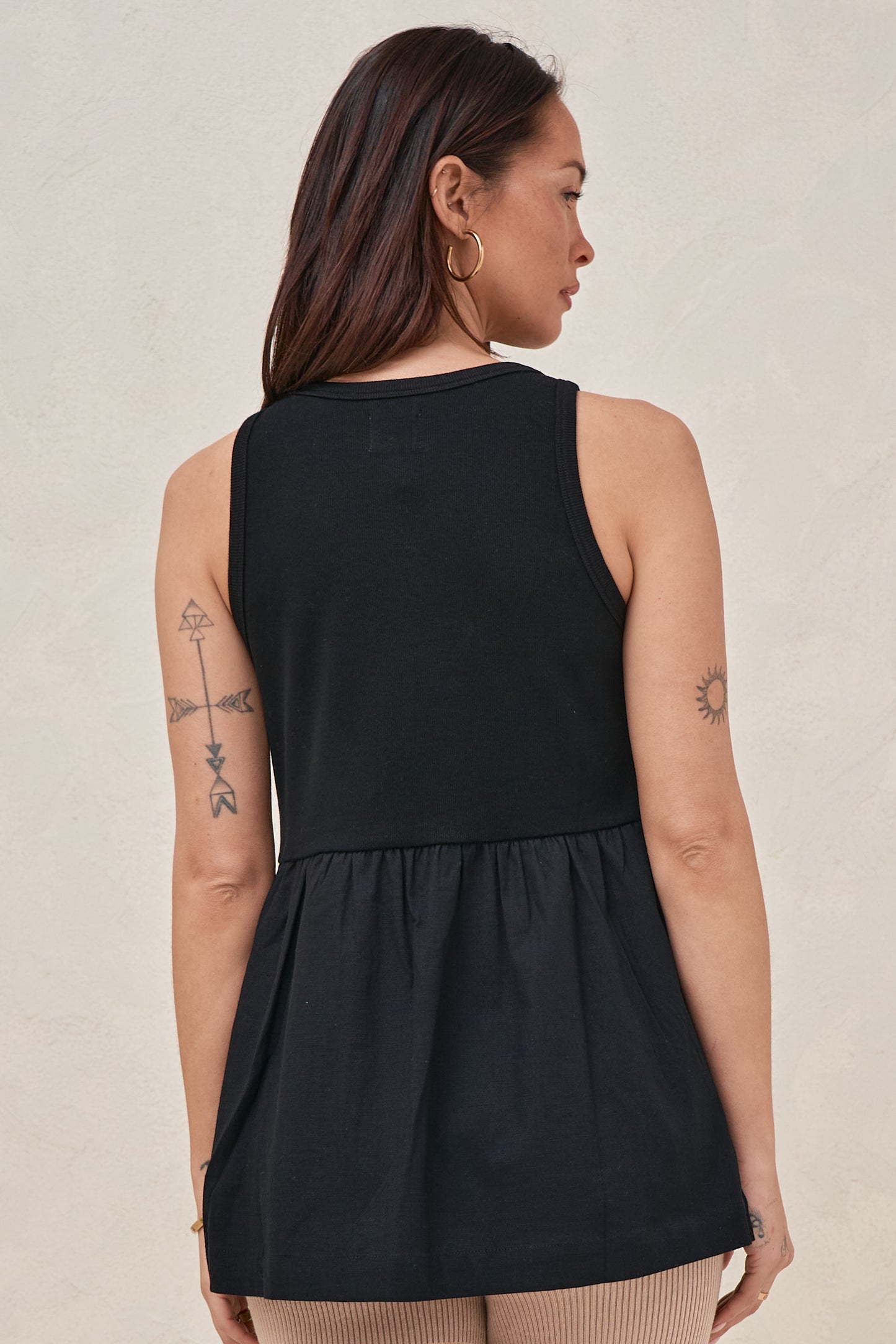 Serenade Maternity Tank - Black