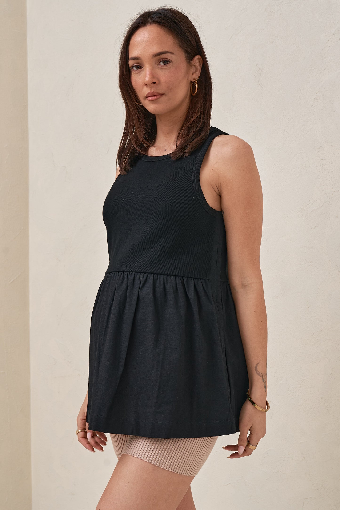 Serenade Maternity Tank - Black