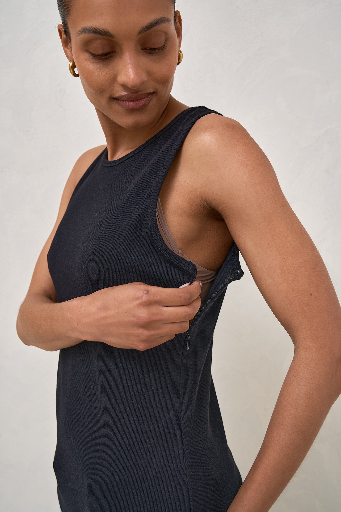 Something Else Nursing Tank - Black