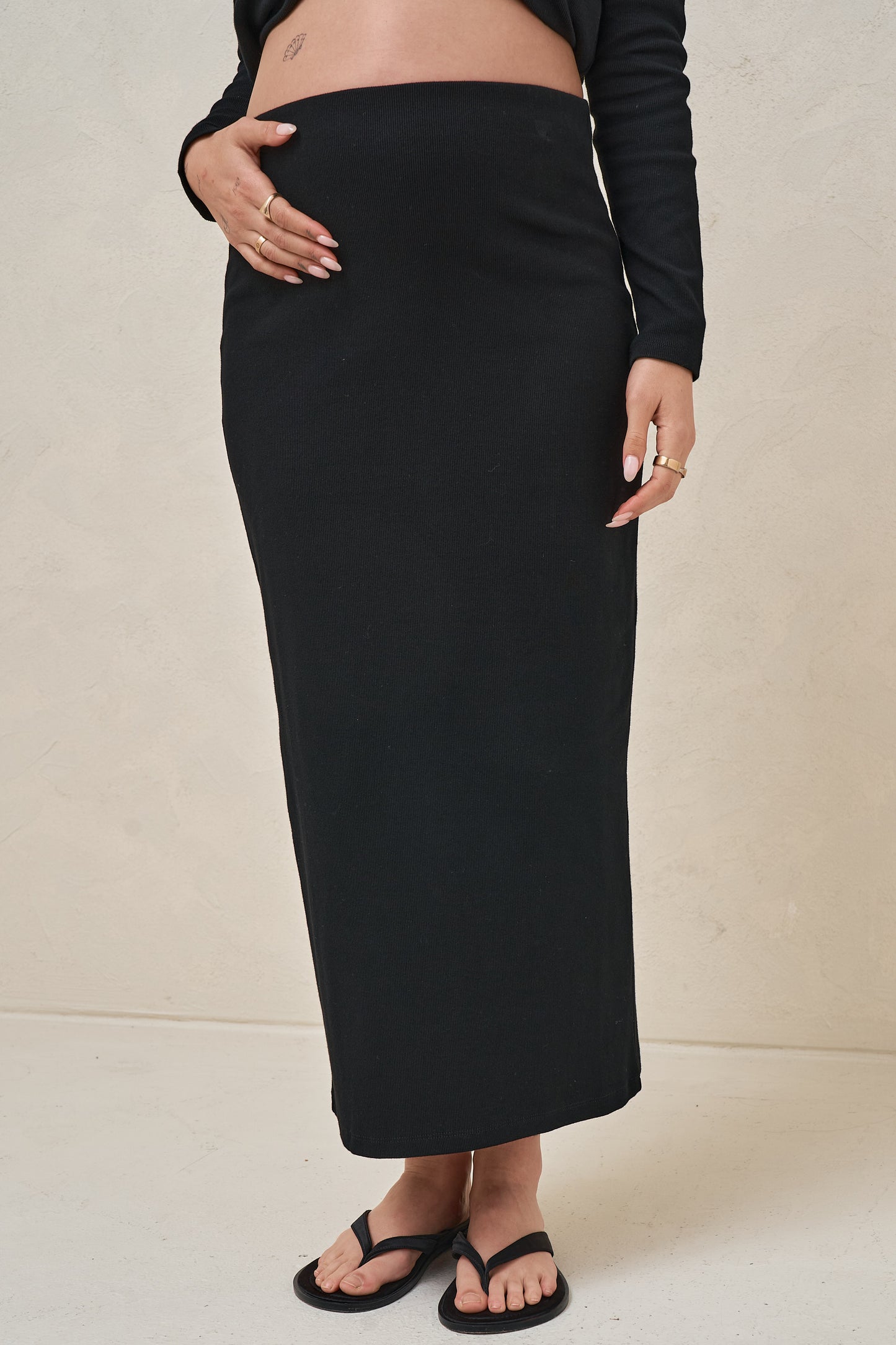 Storyline Midi Skirt - Black