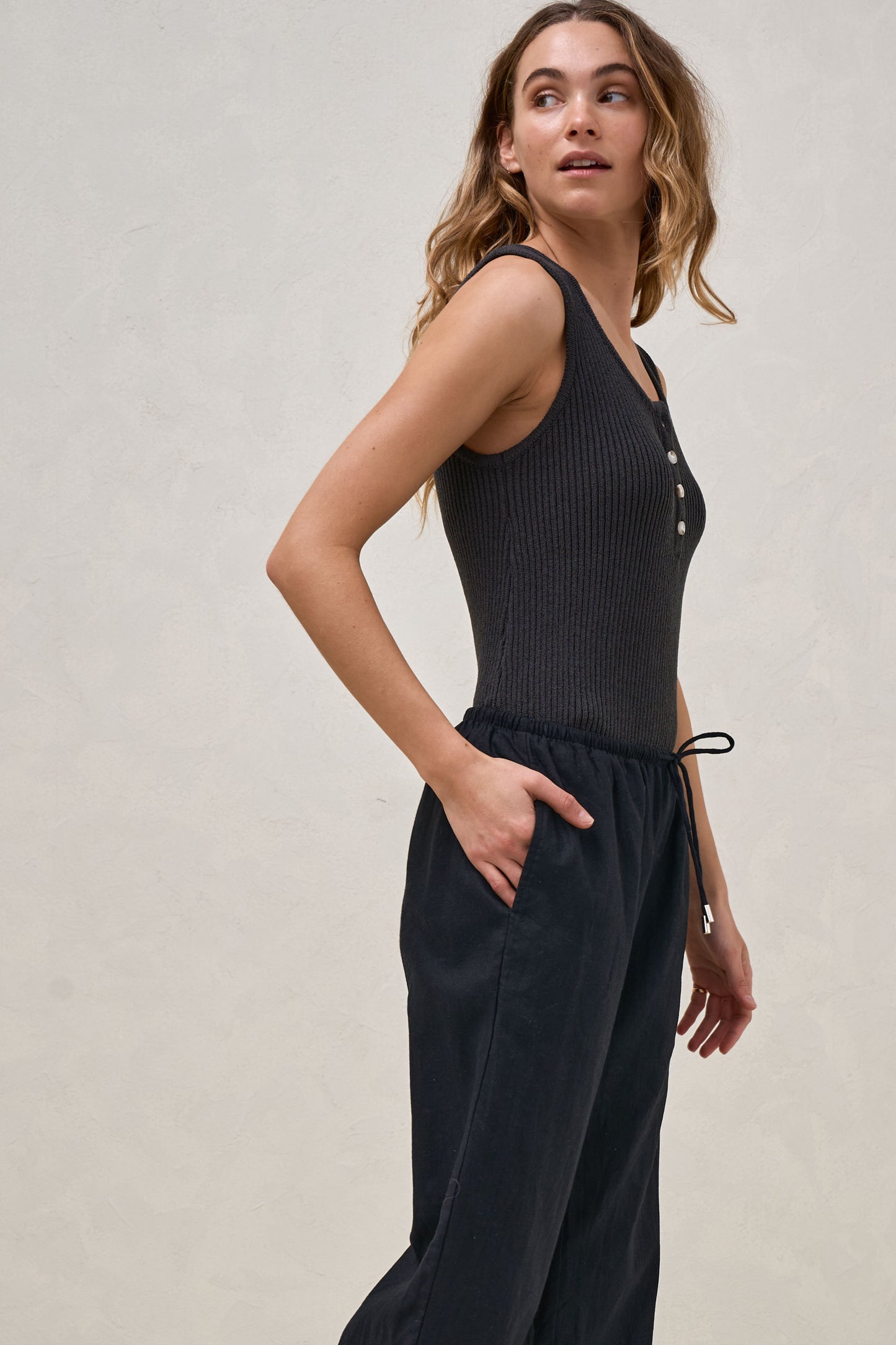 Unwind Nursing Tank - Slate