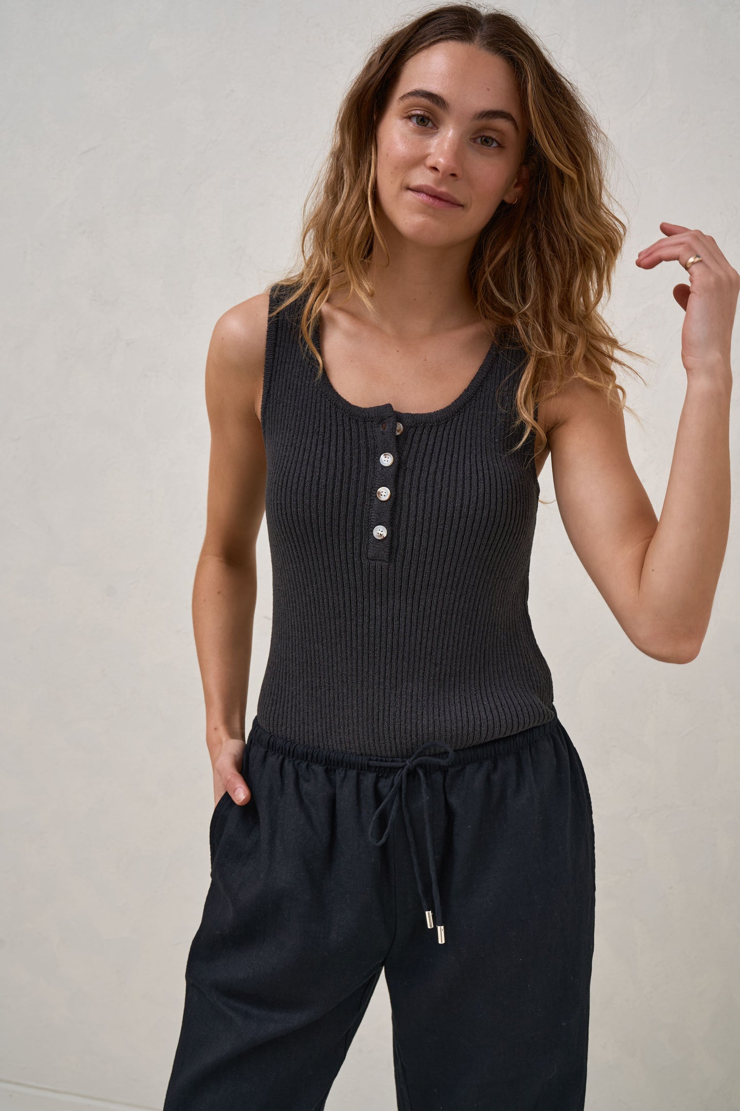 Unwind Nursing Tank - Slate