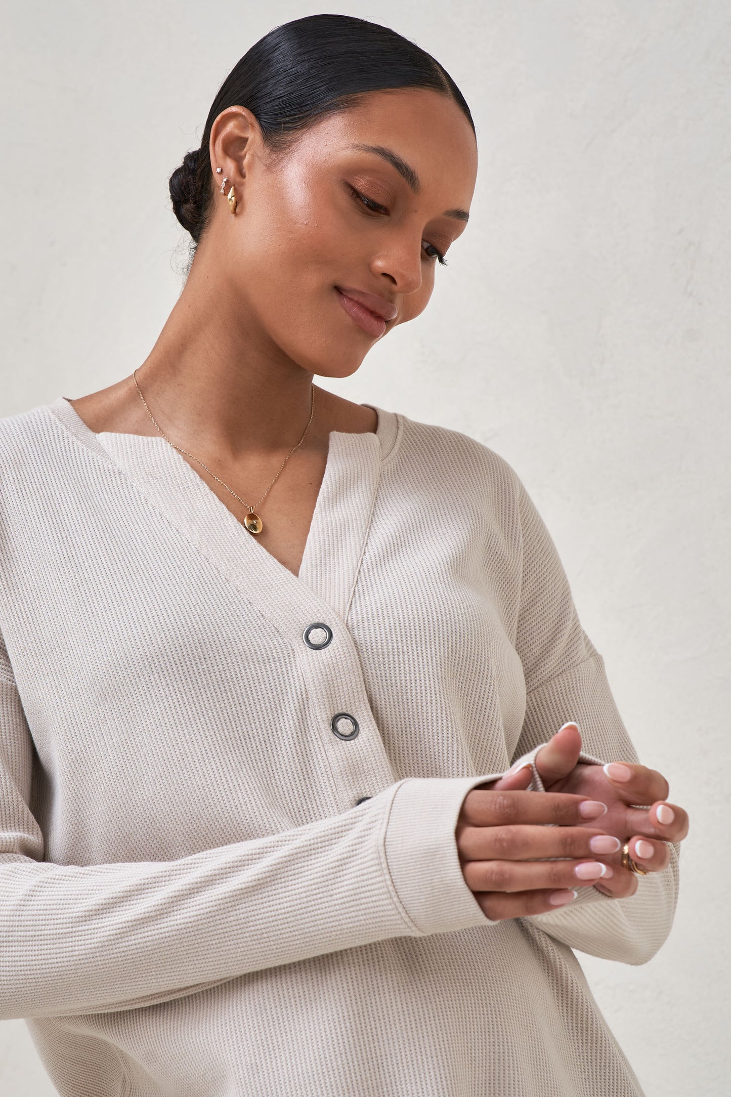 maternity-waffle-henley-5