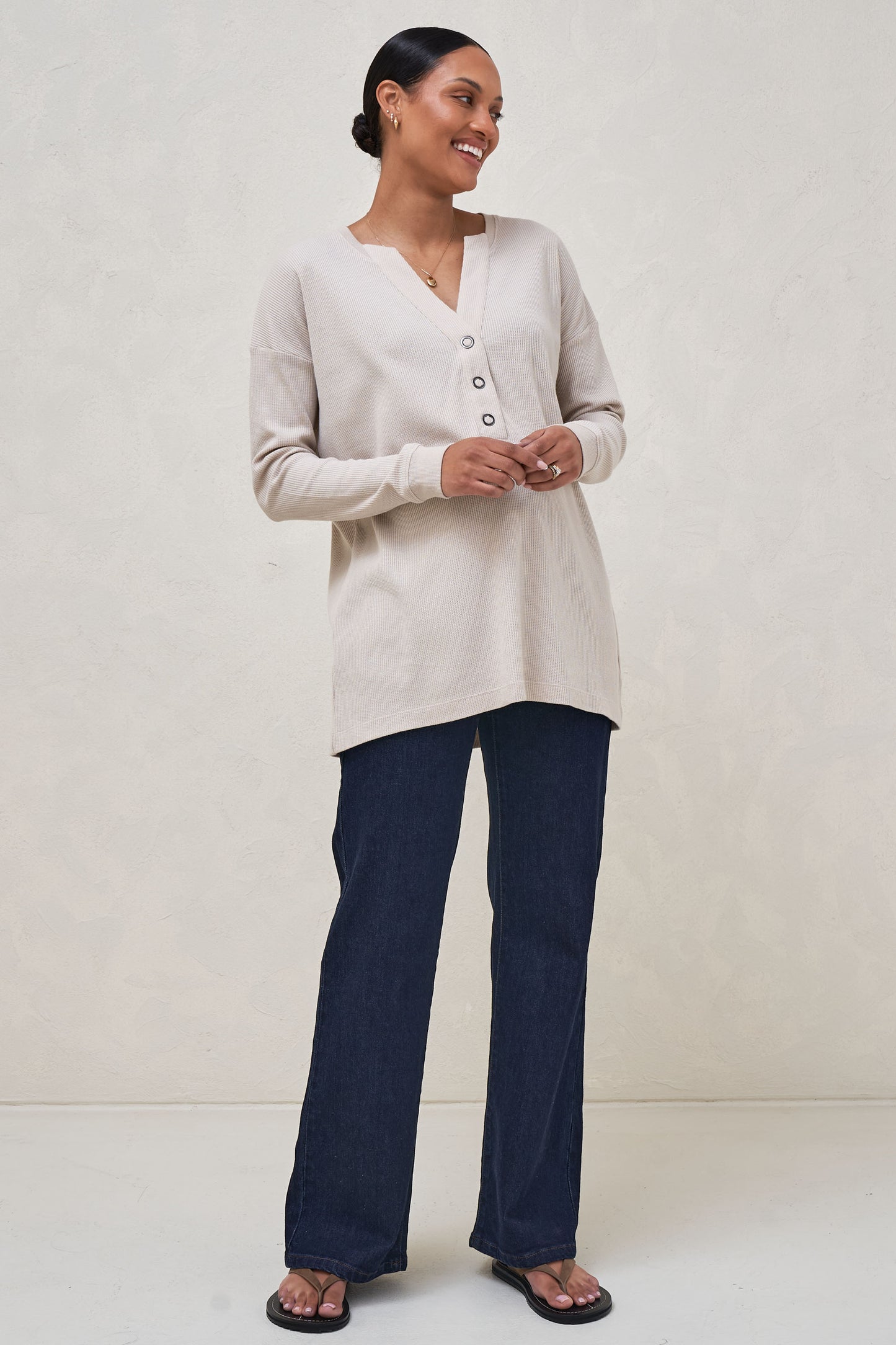 maternity-waffle-henley-2