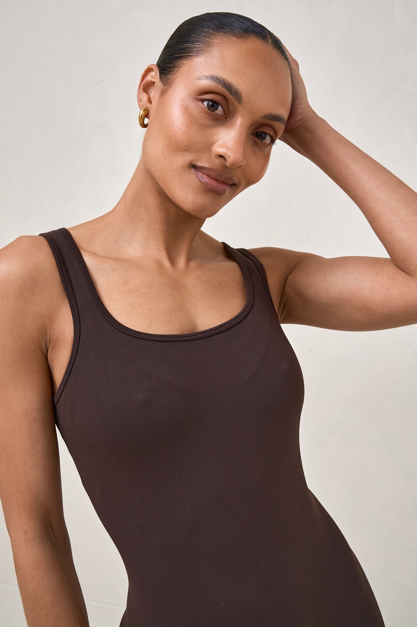 The Movement Romper - Chocolate