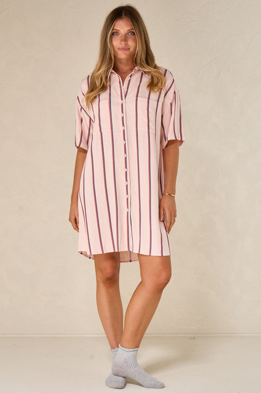 linen-birthing-gown-stripe-6