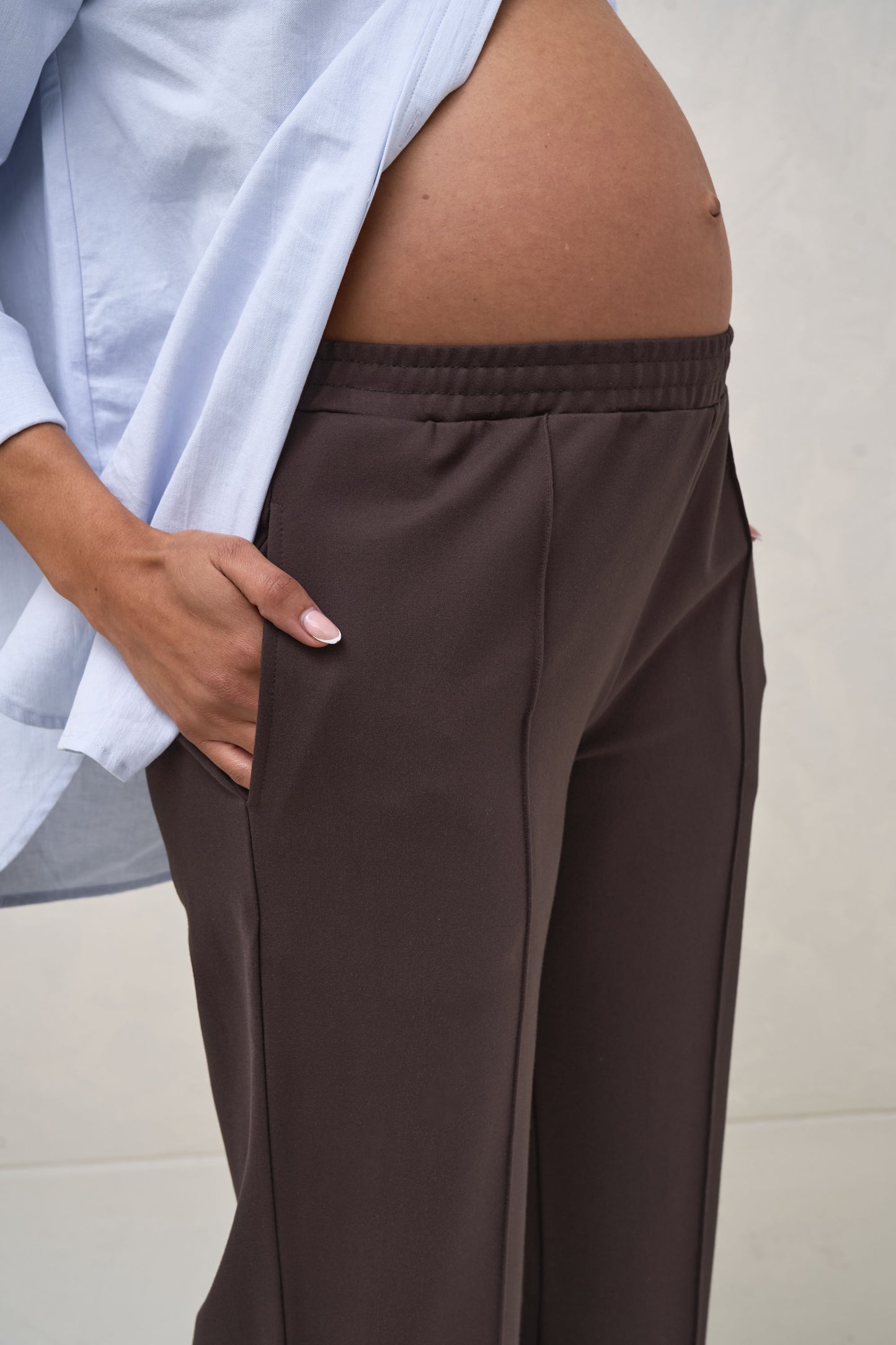 Cropped Maternity Pants -4