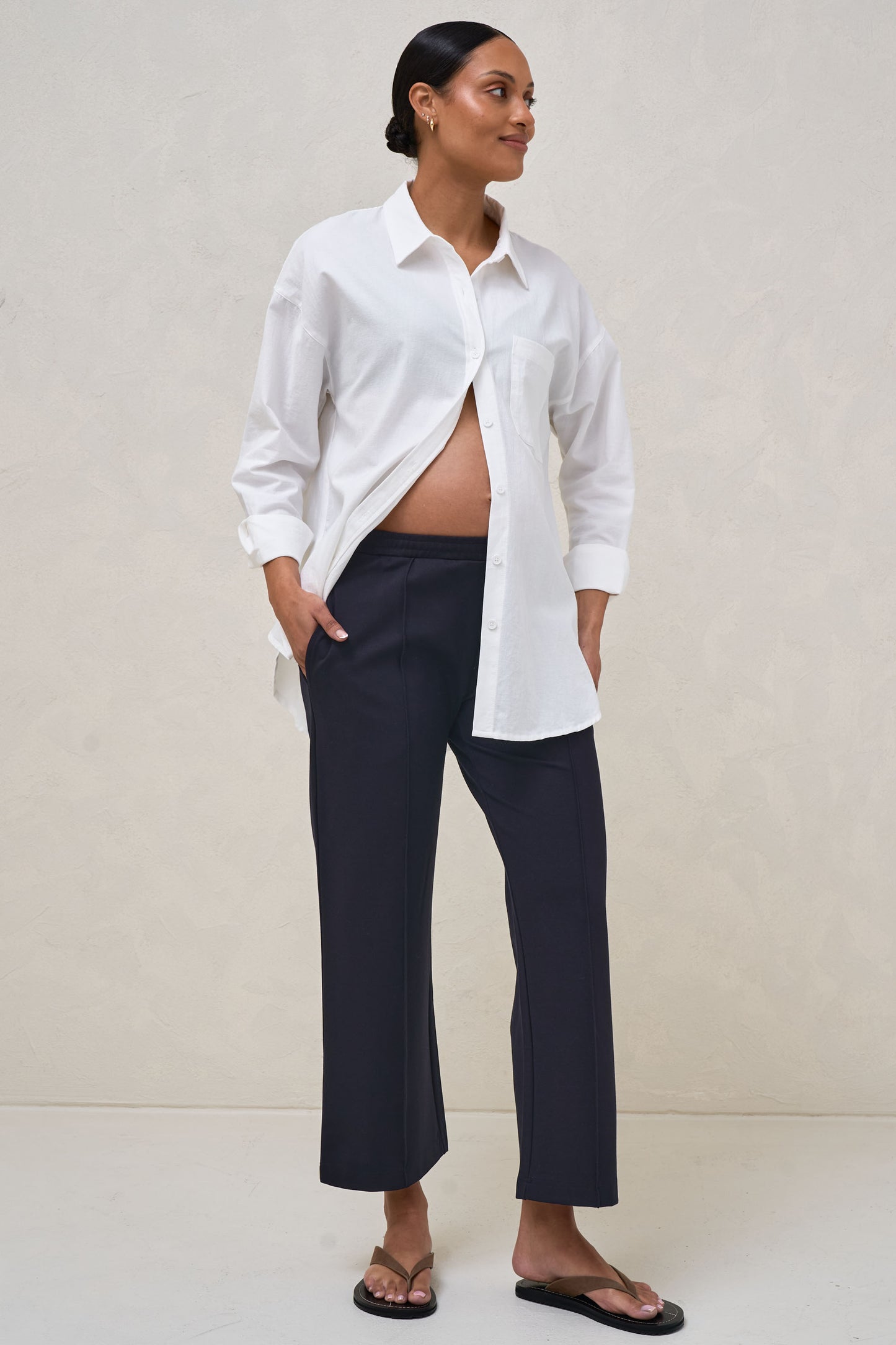High Road Cropped Pant - Navy