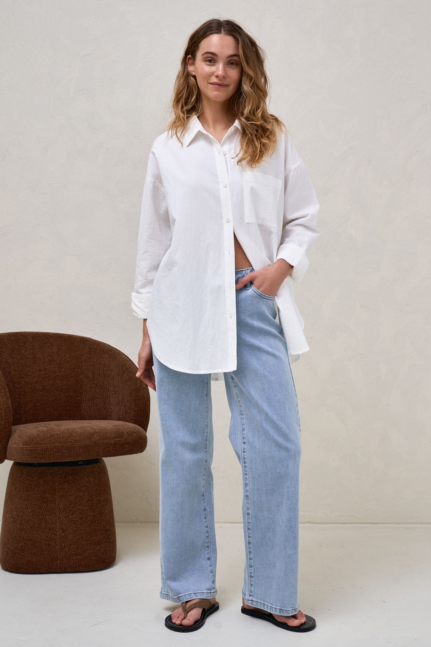 Perpetual Cotton Shirt - Ivory