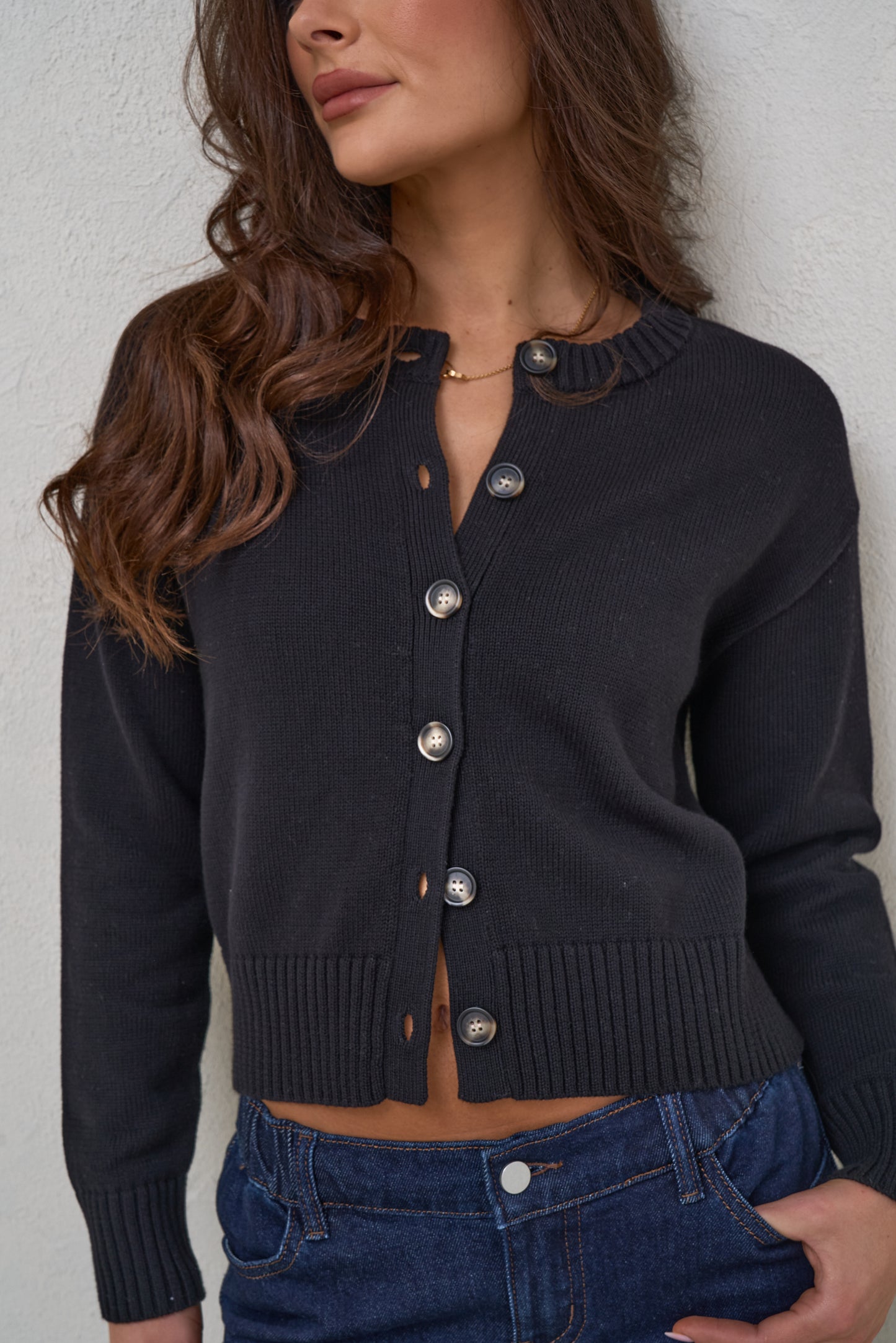 Live Light Cardigan - Black