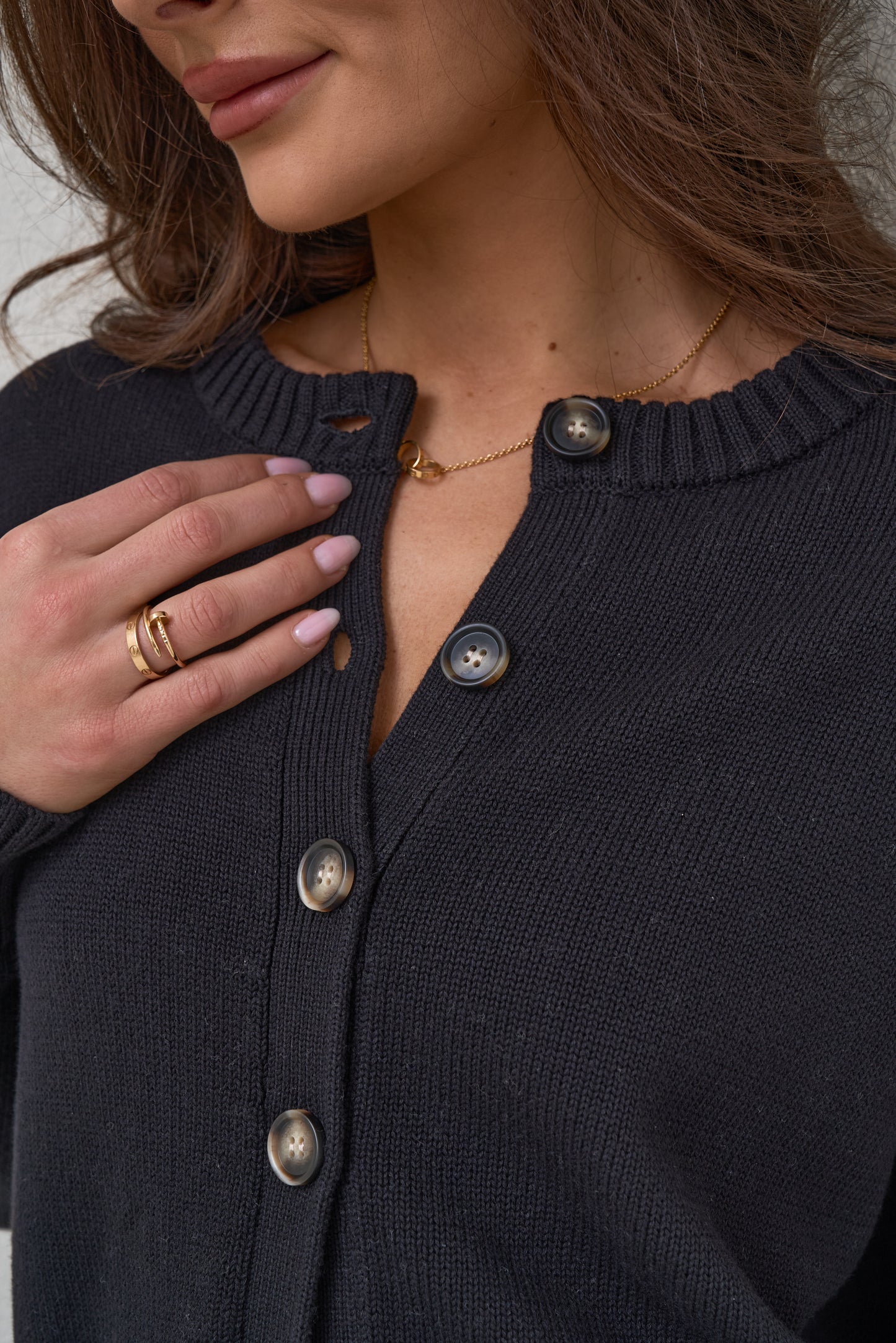 Live Light Cardigan - Black