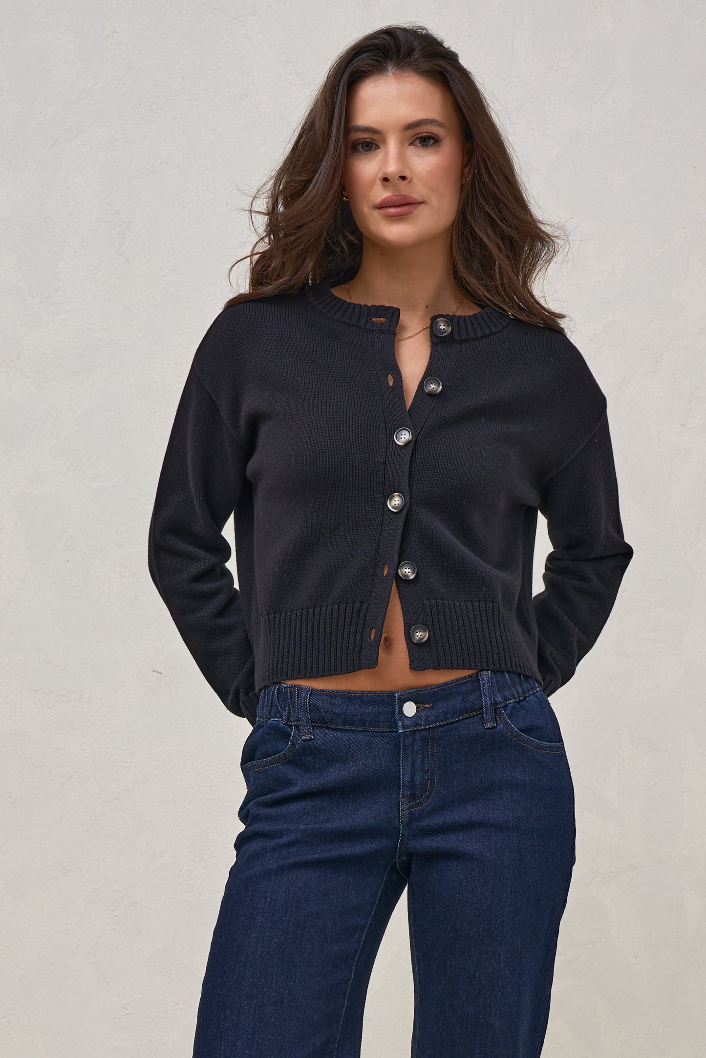 Live Light Cardigan - Black