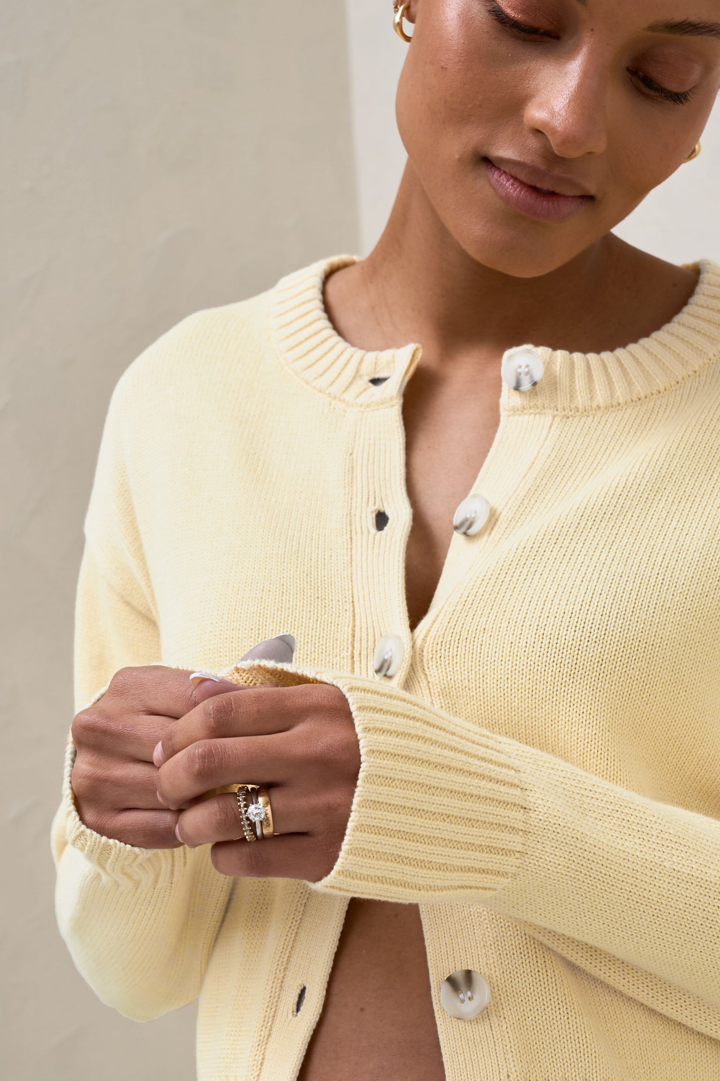 Live Light Cardigan - Lemon