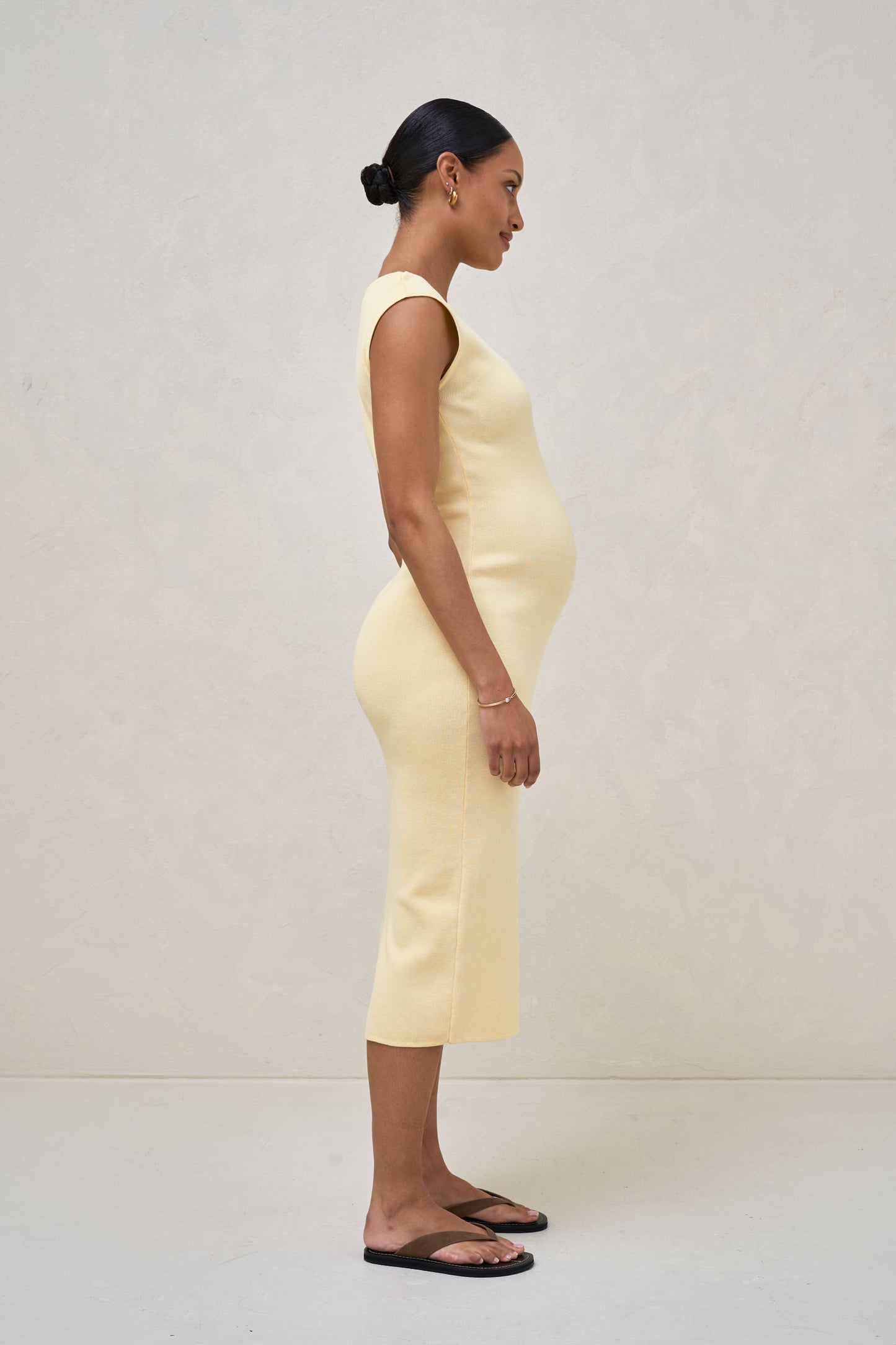 maternity-baby-shower-dress-yellow-3