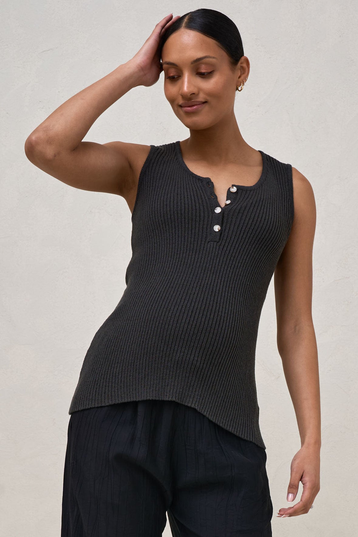 Unwind Nursing Tank - Slate