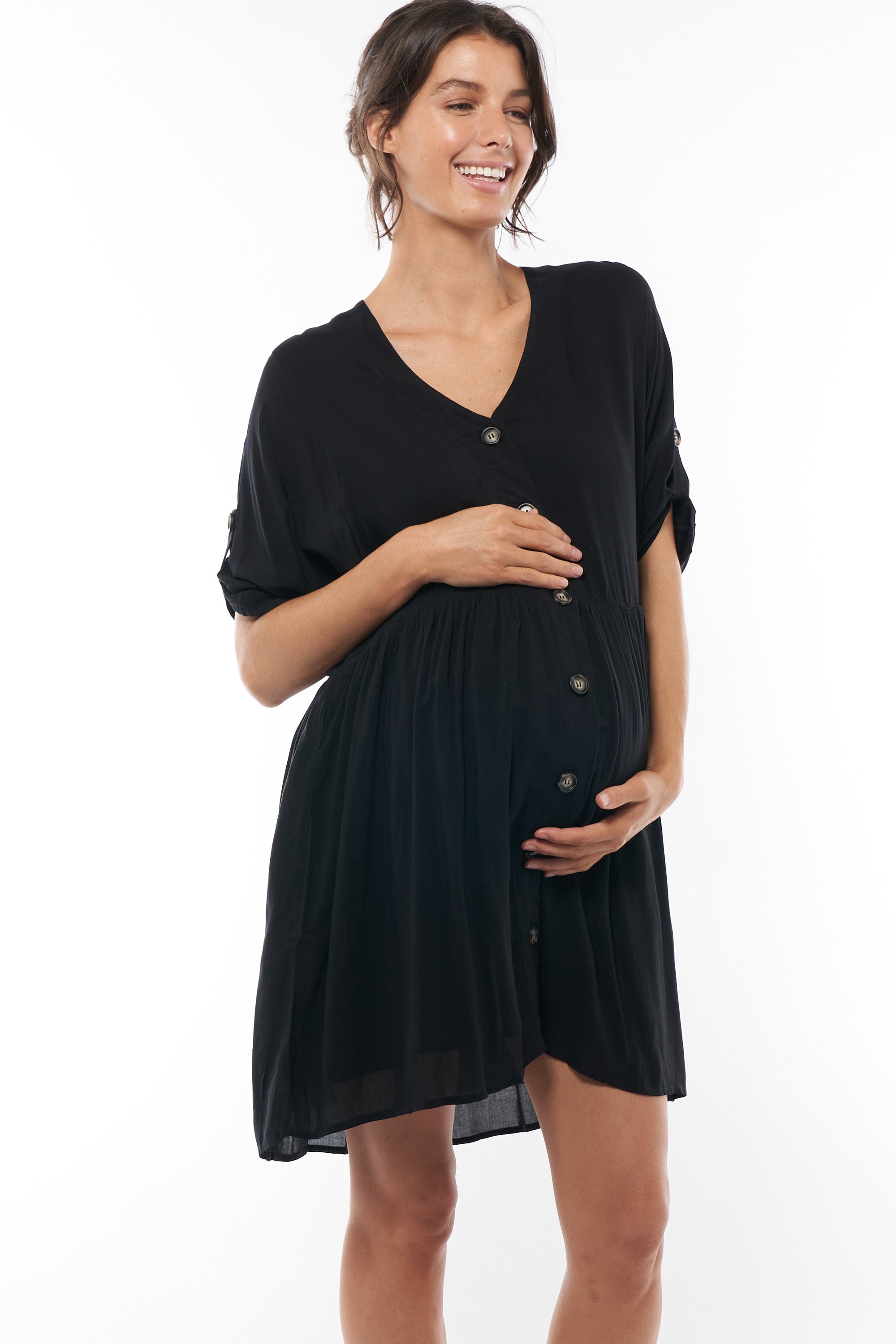 Maternity Dress Black – BAE The Label Australia
