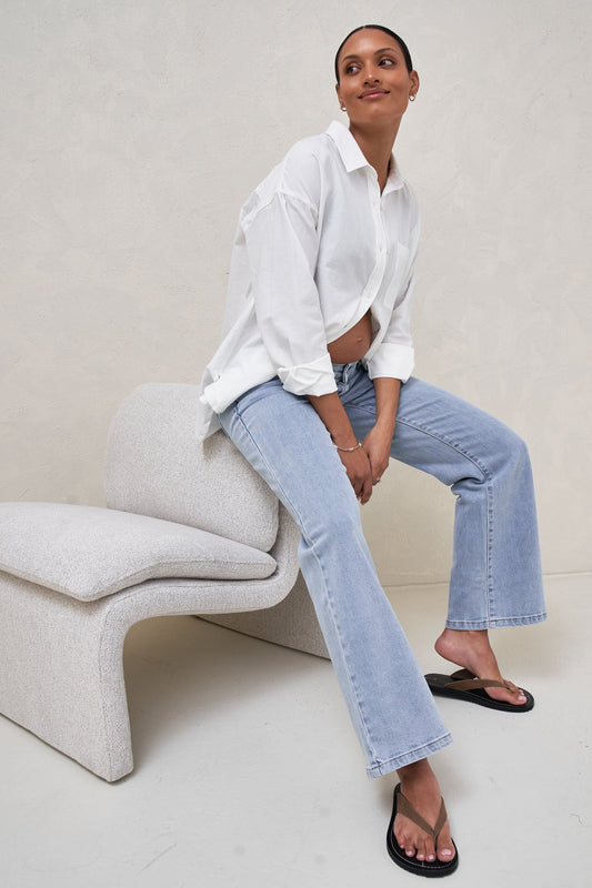 Over-Bump vs Under-Bump Maternity Denim