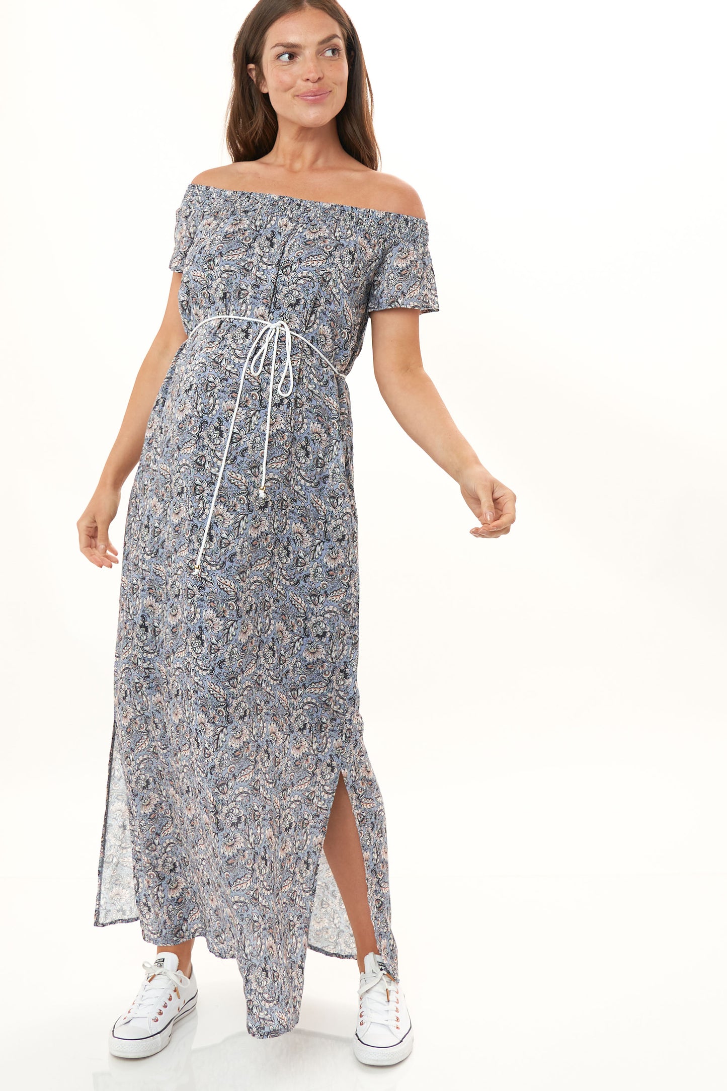 WHS25-200-Sweet Talker Maxi Dress-Paisley Print*