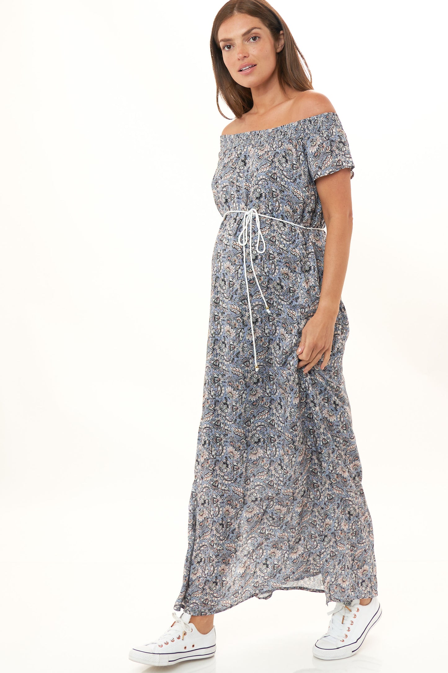 WHS25-200-Sweet Talker Maxi Dress-Paisley Print*