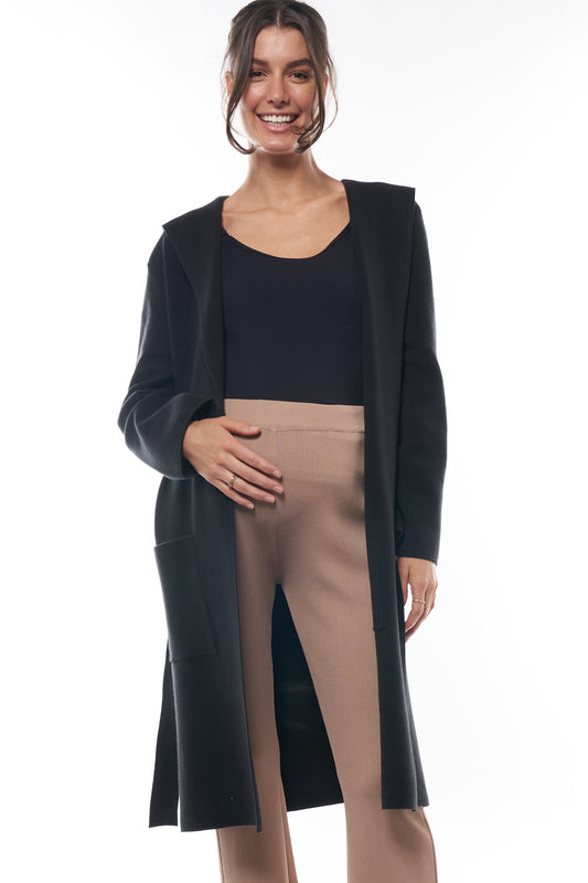 maternity coat black image 1