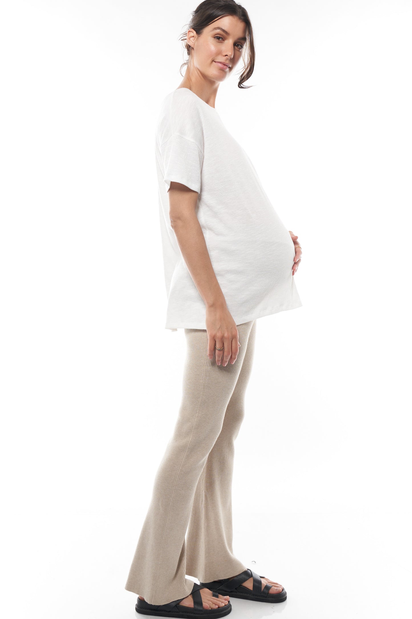 White Maternity Top -3