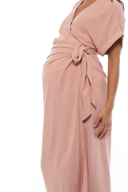 Maternity Linen Wrap Skirt – BAE The Label Australia