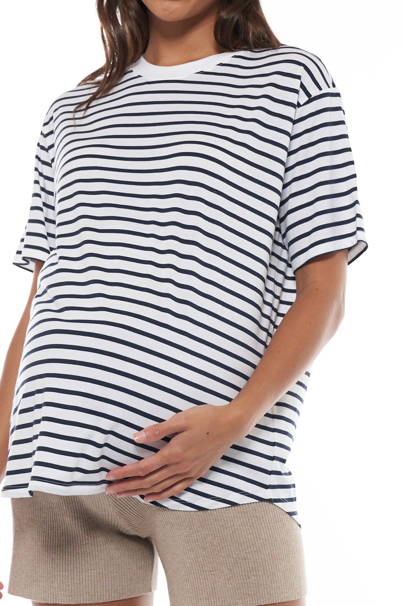 WHS25-68-Me And You Nursing Tee-Stripe*