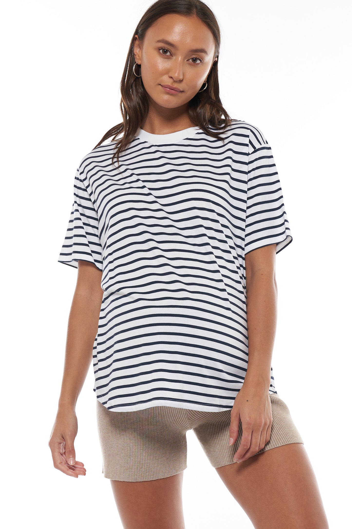 WHS25-68-Me And You Nursing Tee-Stripe*