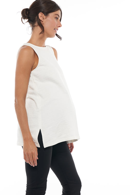 nursing top -white - image2