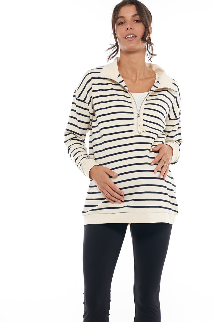Nursing Jumper - Stripe – BAE The Label Australia
