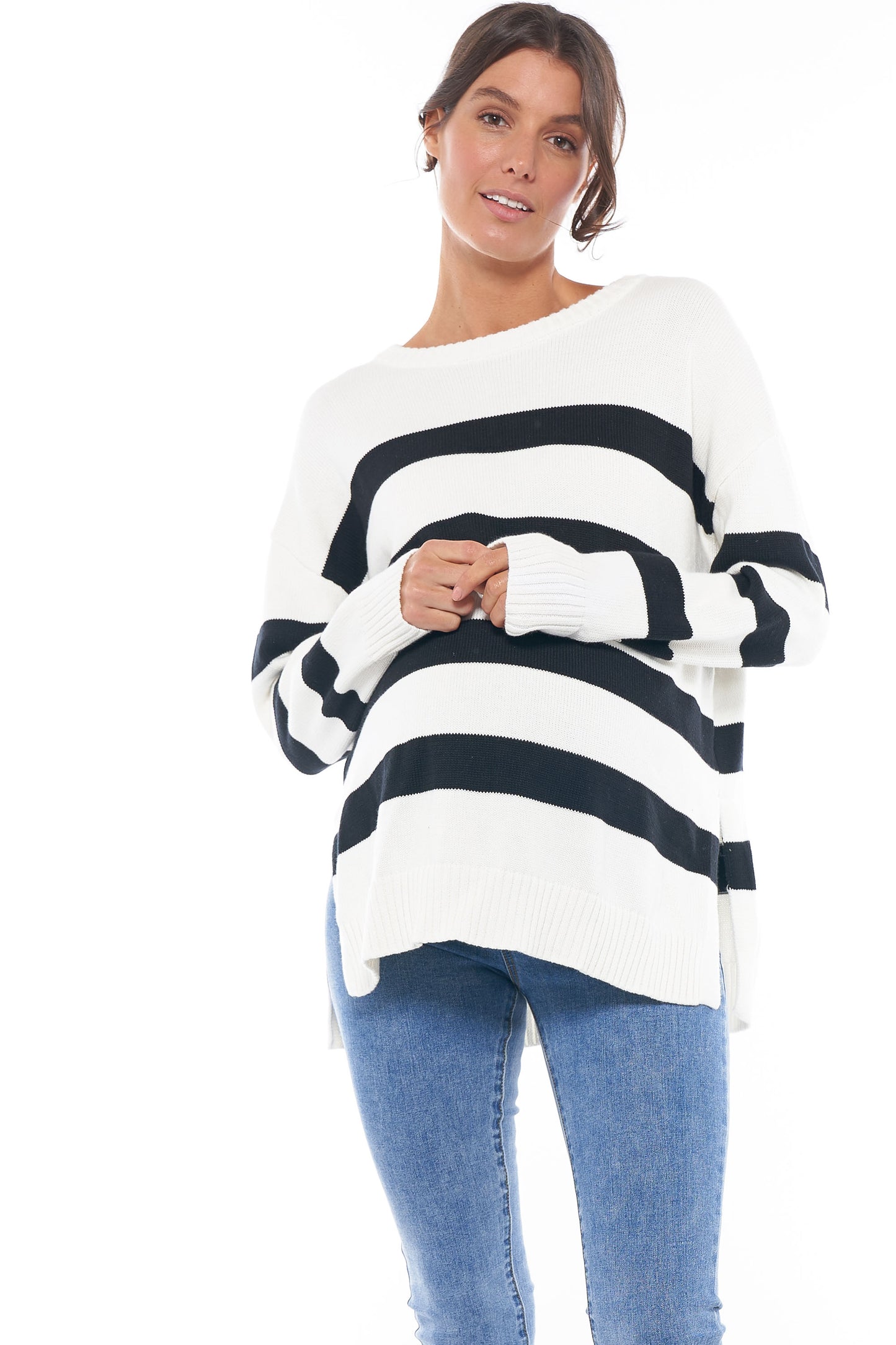 Maternity Jumper - Stripe 1