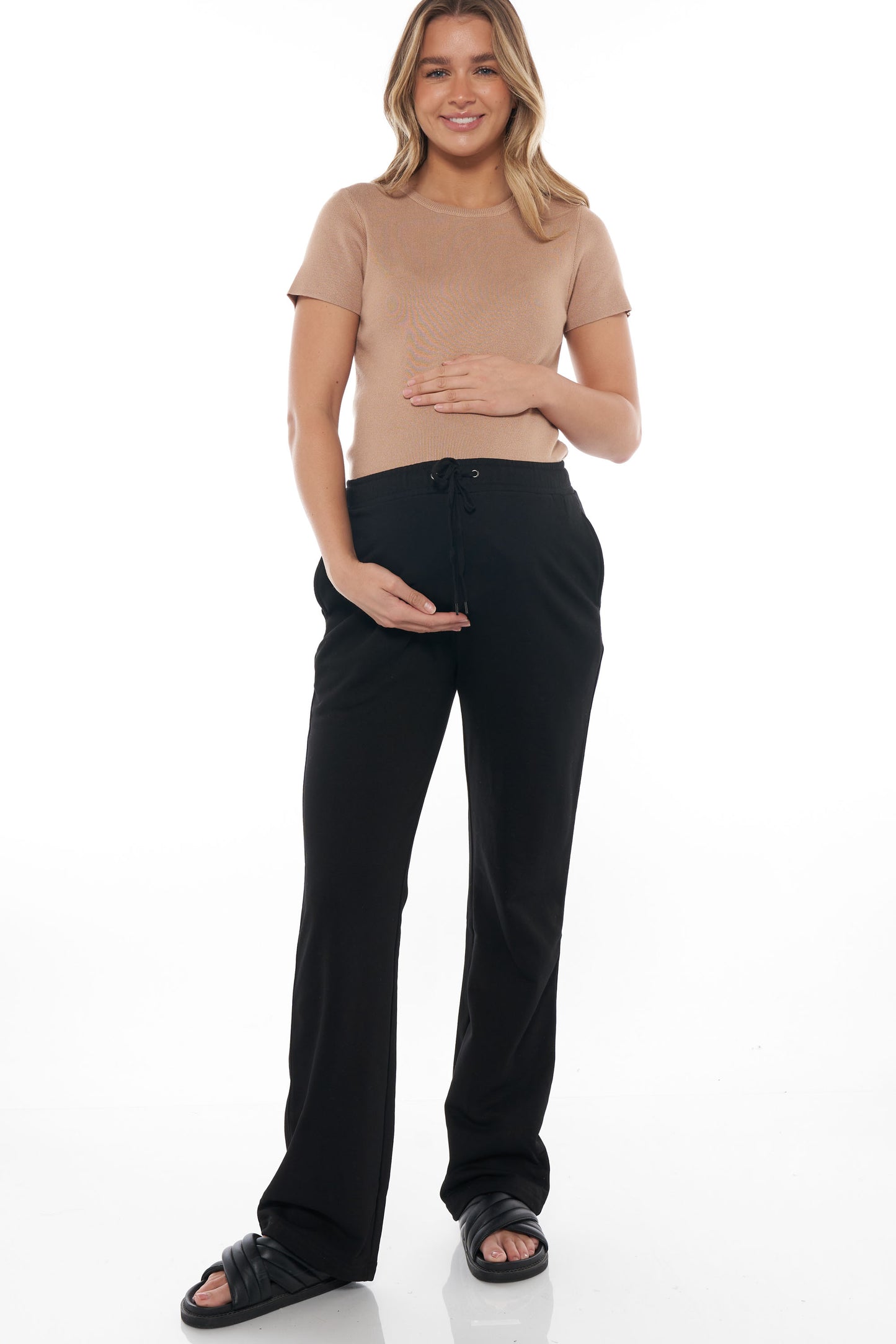 over bump wide leg track pants 2