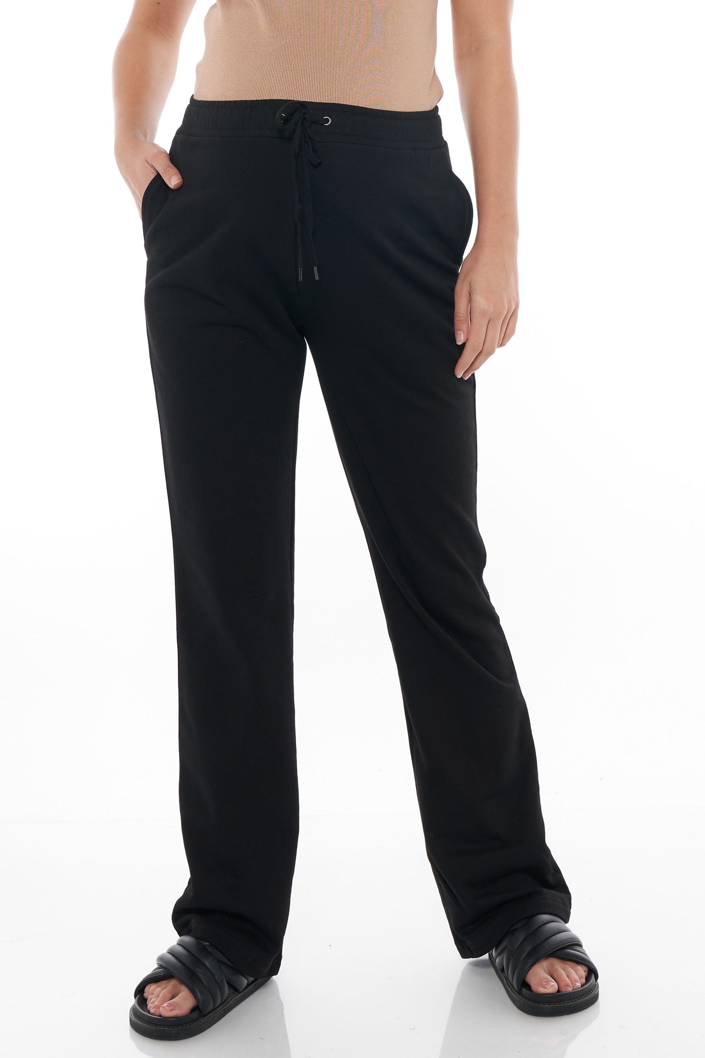 over bump wide leg track pants 1