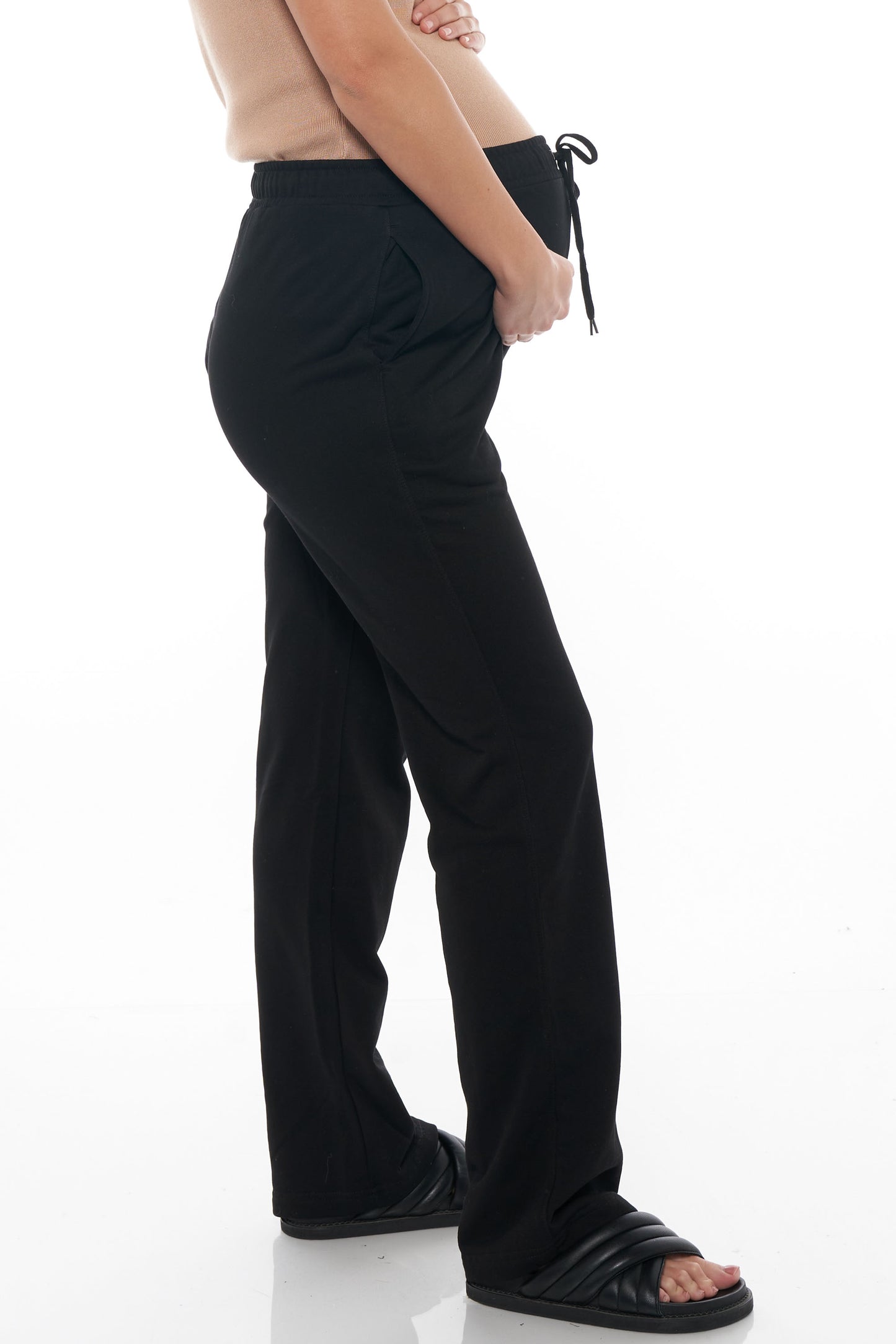 over bump wide leg track pants 4