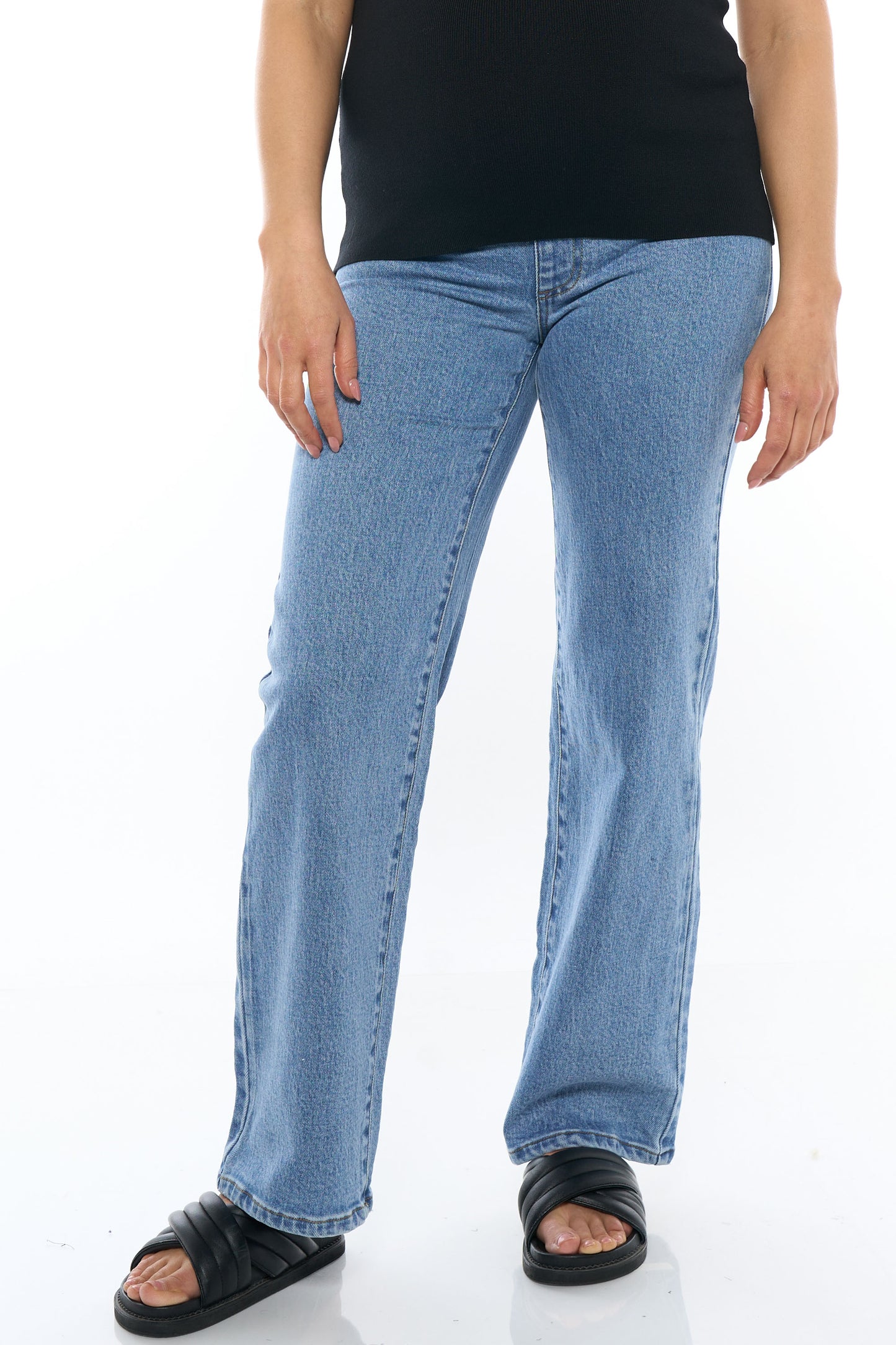 Maternity Over-bump Wide Jean -1