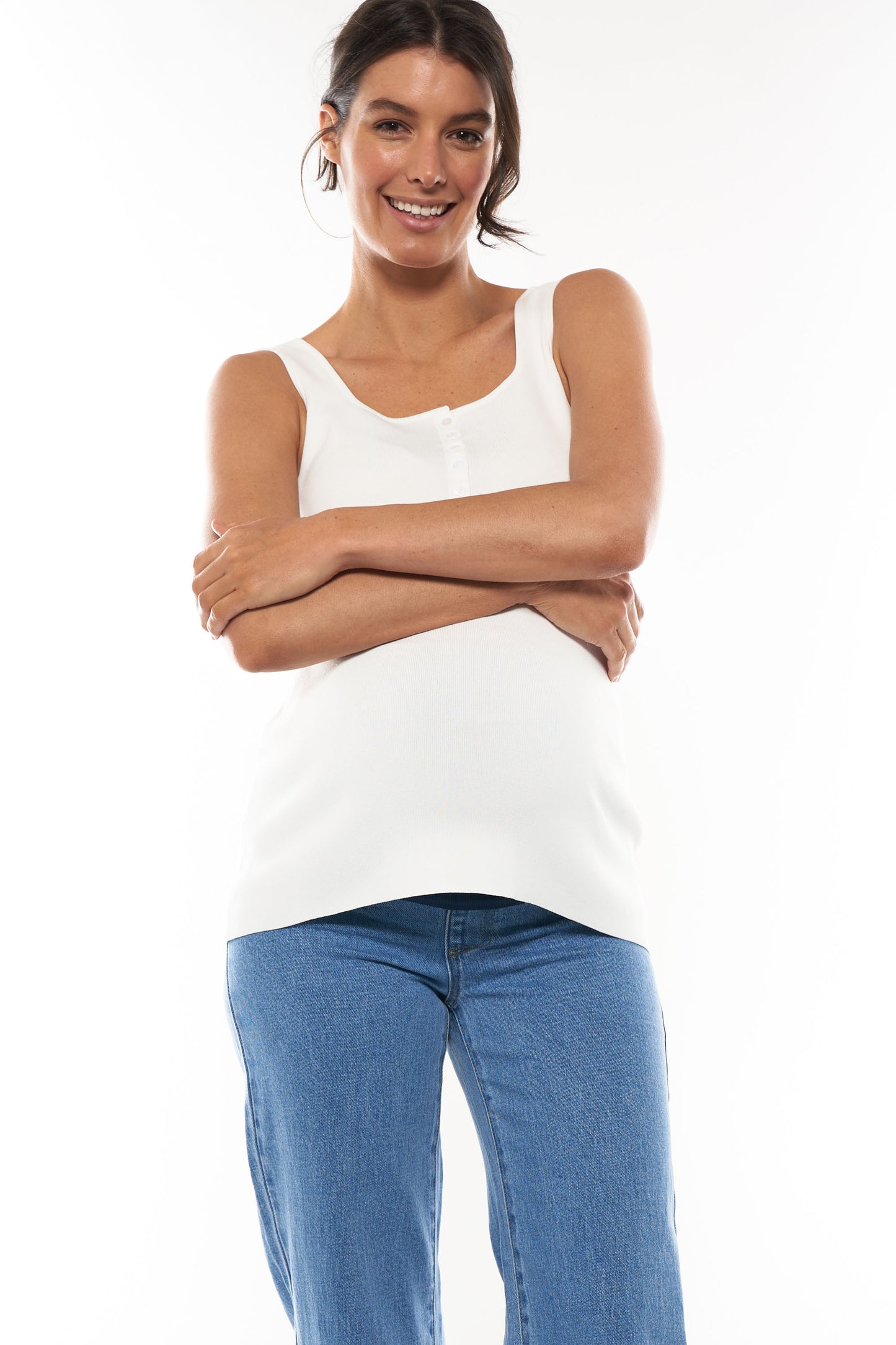 white nursing tank top 1