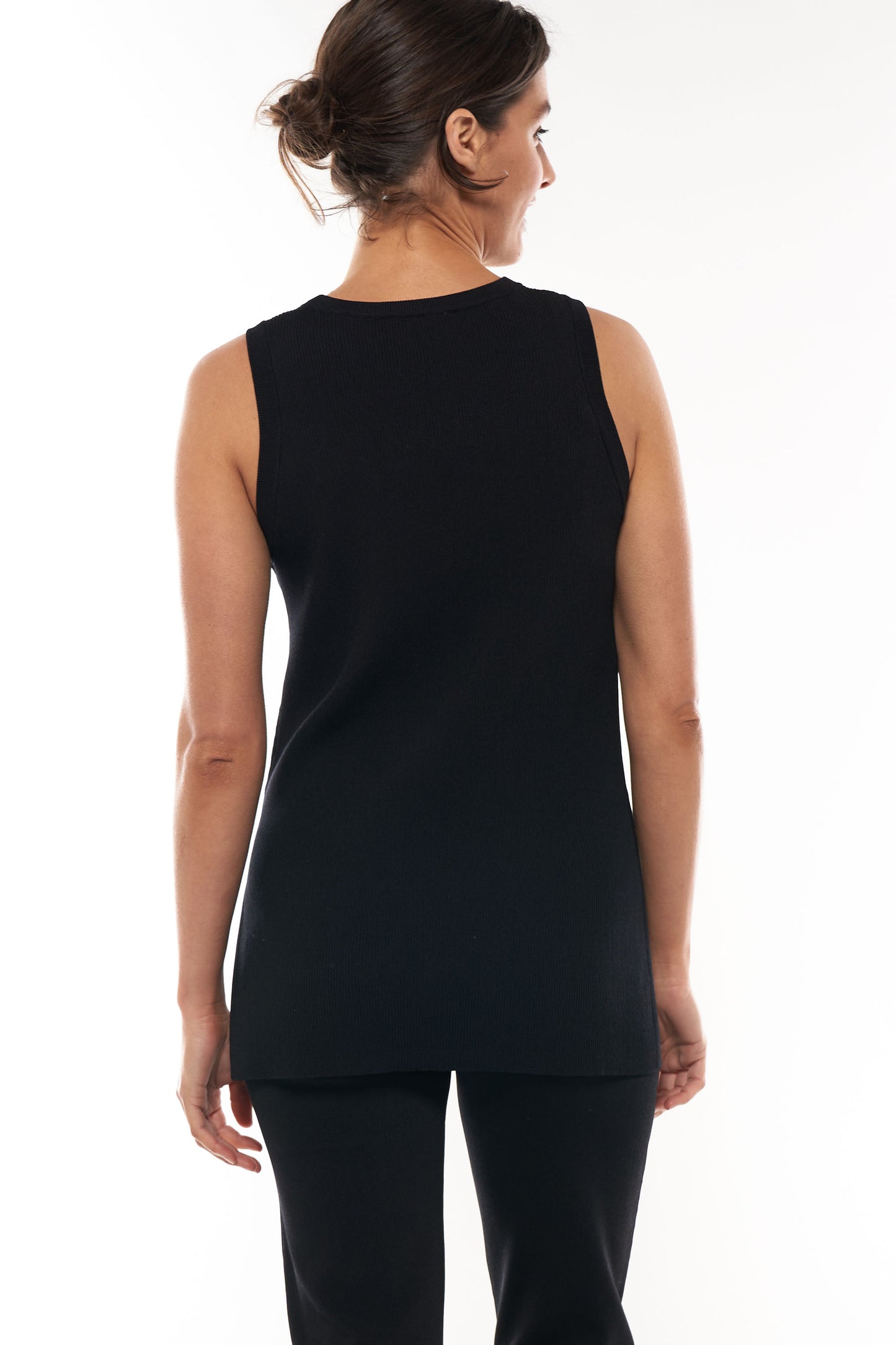 black maternity tank 6