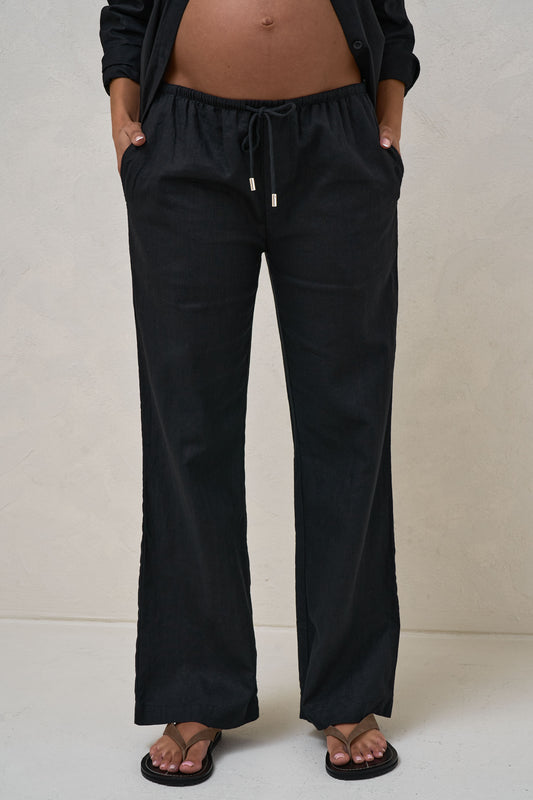 maternity-black-linen-pant-5
