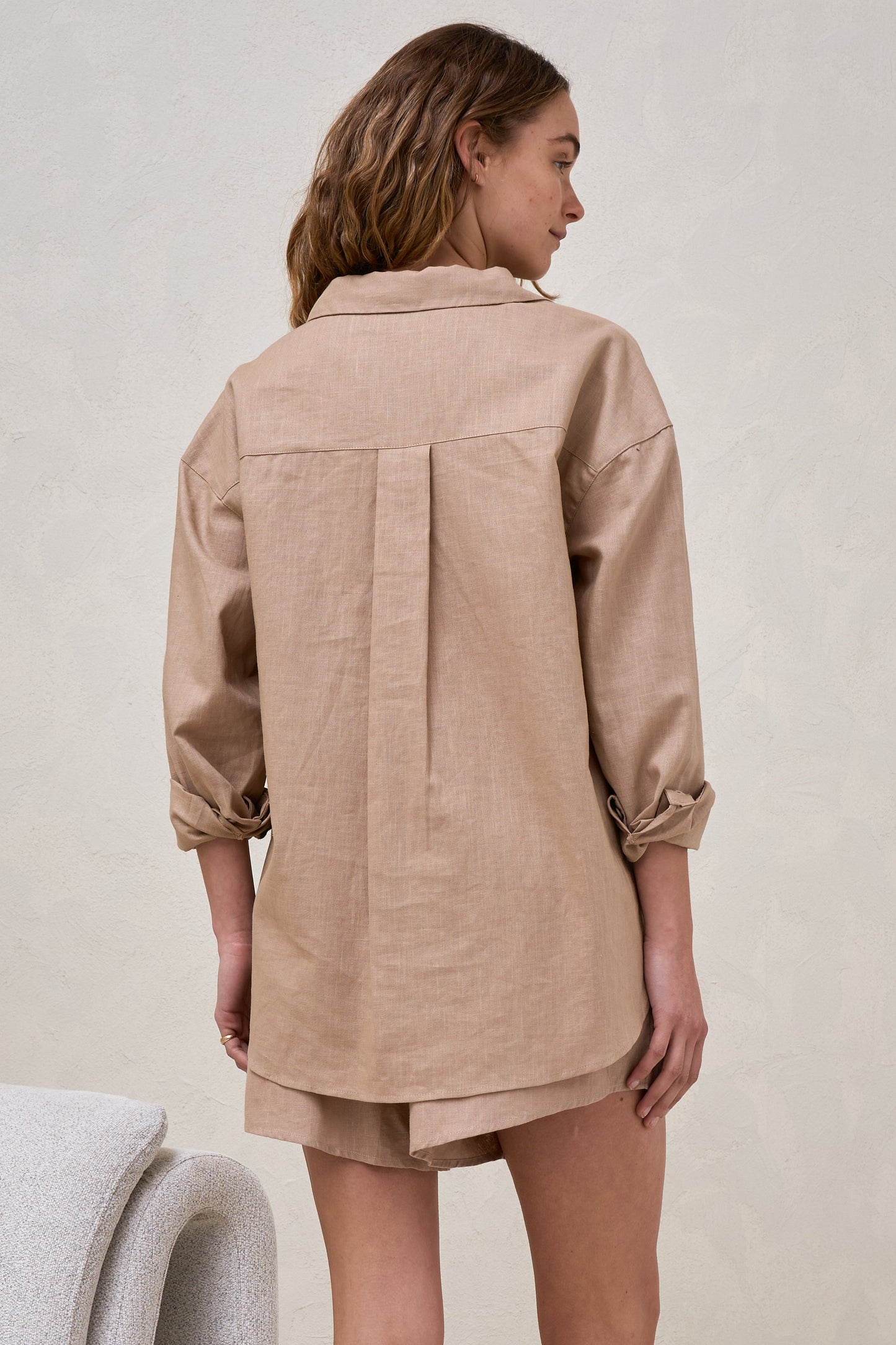 Maternity and Nursing Linen Shirt -8