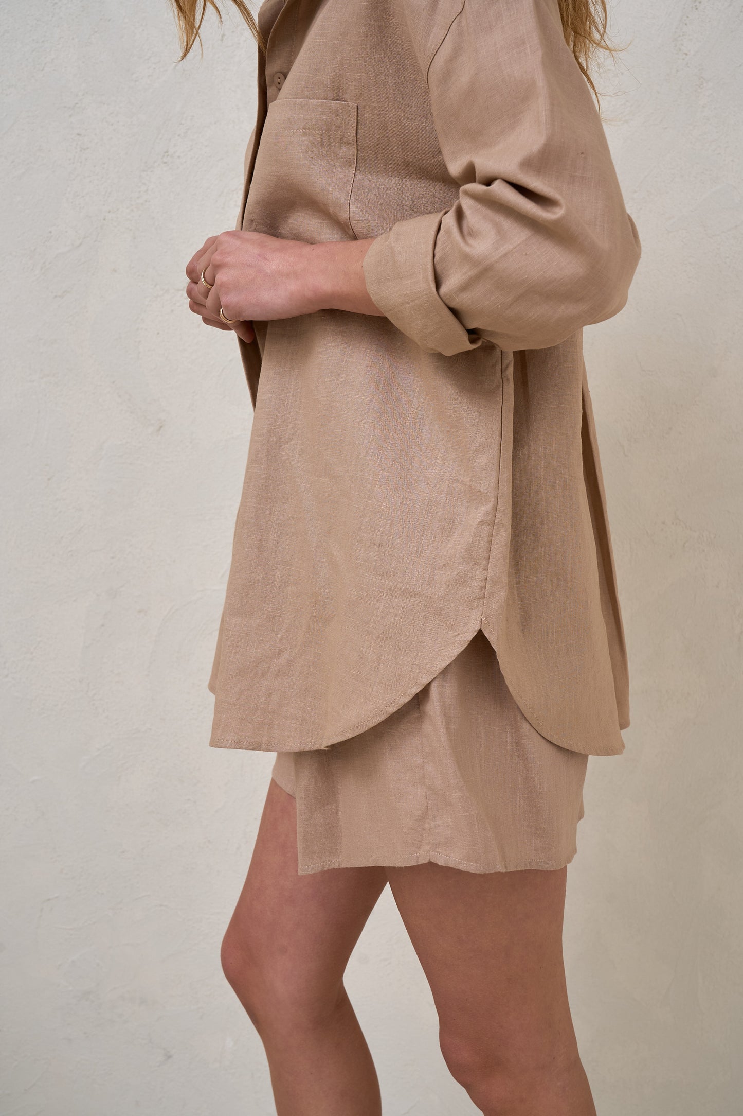 Maternity and Nursing Linen Shirt -9