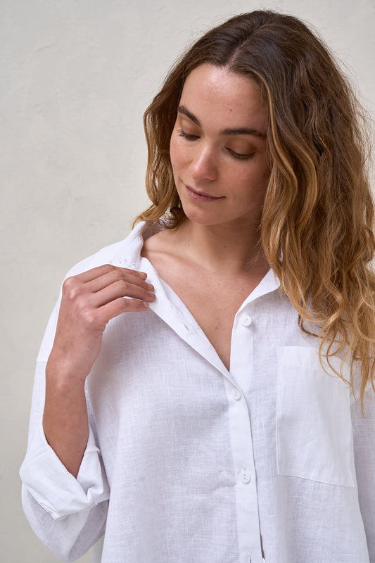 Maternity Shirt White -7